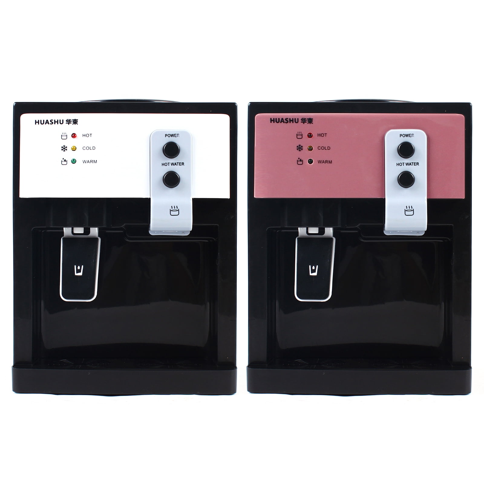 Mkyiongou Top Loading Water Dispenser, 3 Temperature Settings Electric Cooler for Home and Office (Rose Gold, 14.2 in x 9.4 in x 10.6 in) nwclf