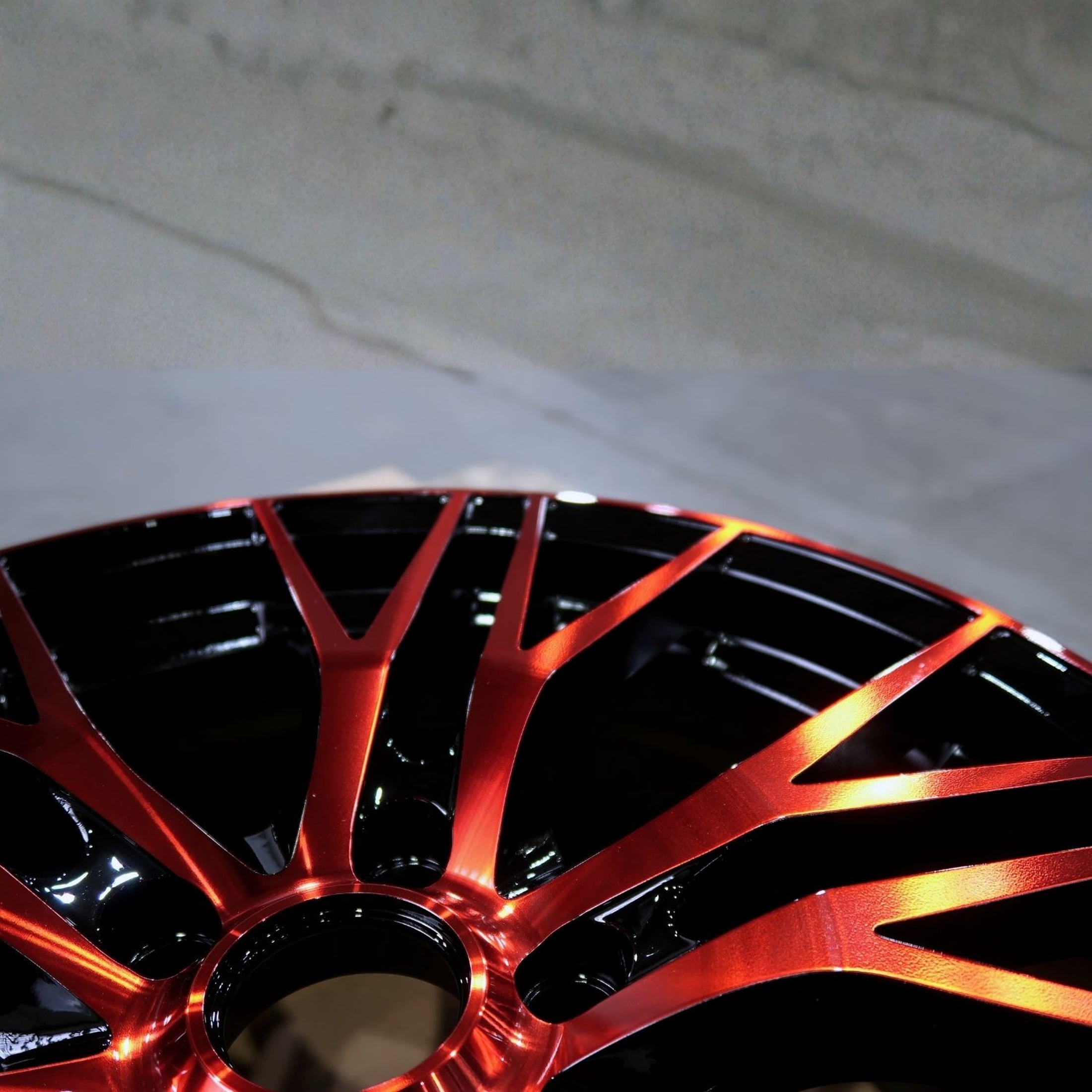 NextSet Wheels Alloy Wheel Rim (Black Machined Red, 18 in) t5f1l