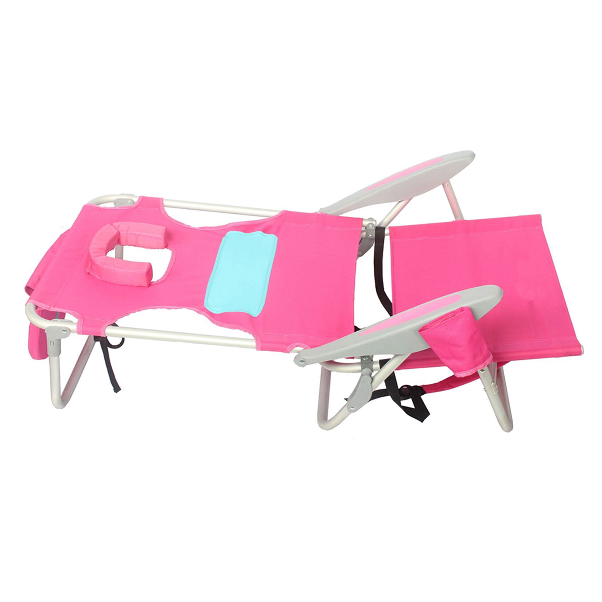 Ostrich Ladies Comfort Lounger and Backpack Beach Chair (Pink, 72 in) m227t