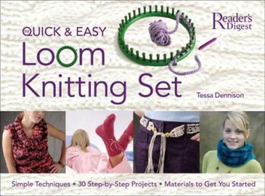 Readers Digest The Quick and Easy Loom Knitting Set (Pre-Owned Paperback) 5qe7w