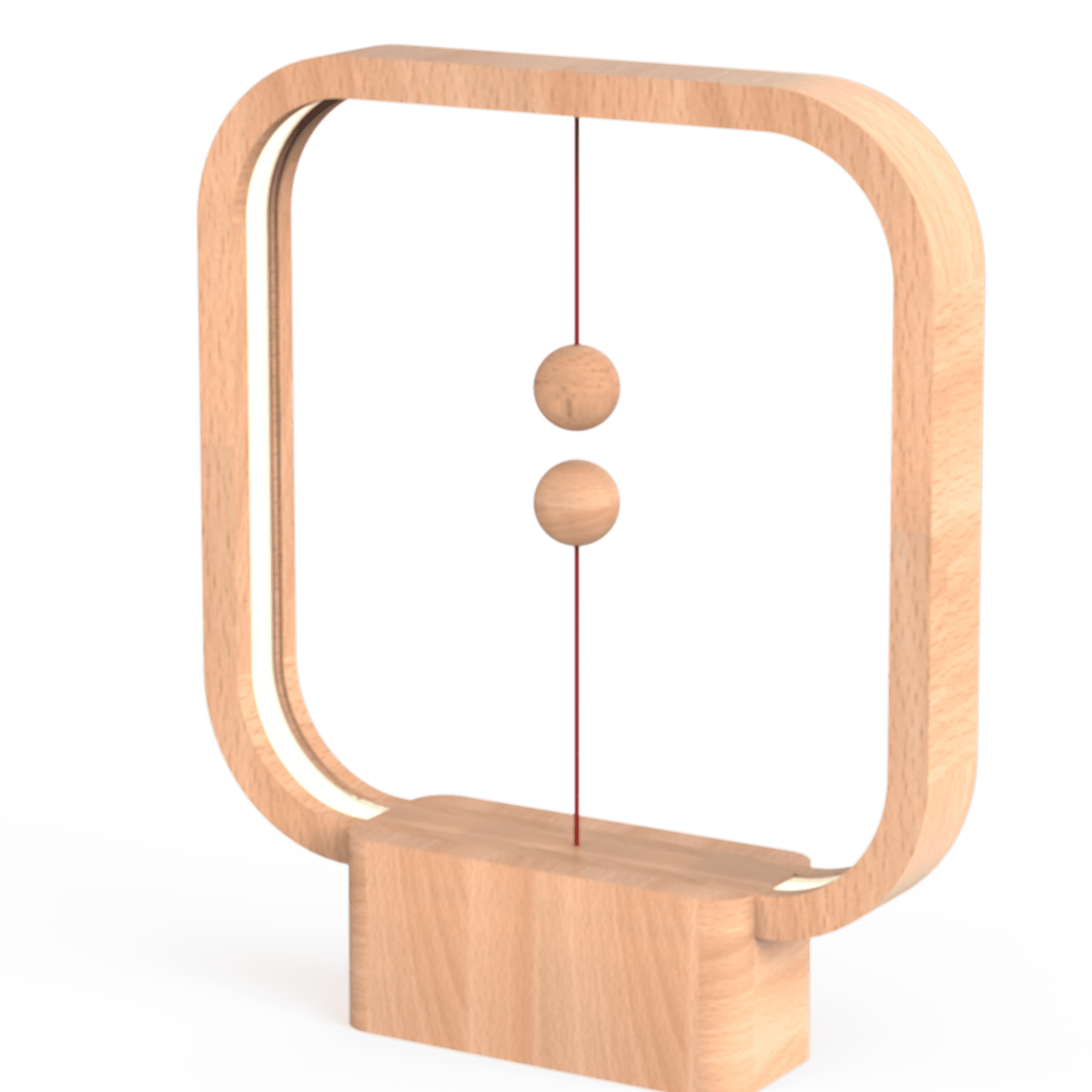 DesignNest Heng Balance Desk Lamp Square (Light Wood, 15.75 in) 2bp1o