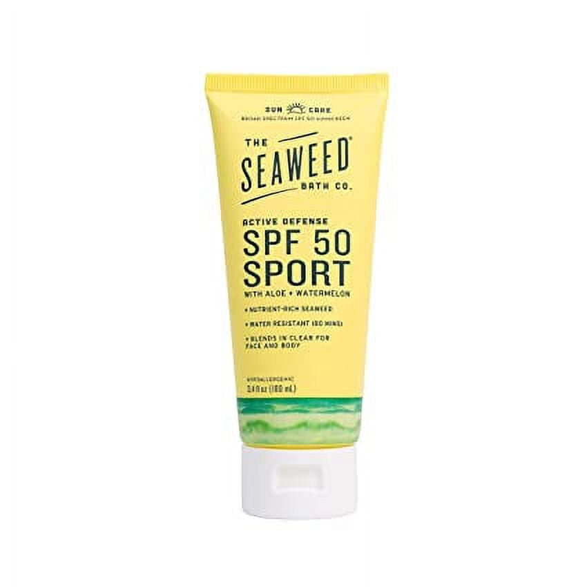 The Seaweed Bath Co. Active Defense Sunscreen SPF 50 Broad Spectrum Moisturizing Cream (3.4 oz) p3i0x