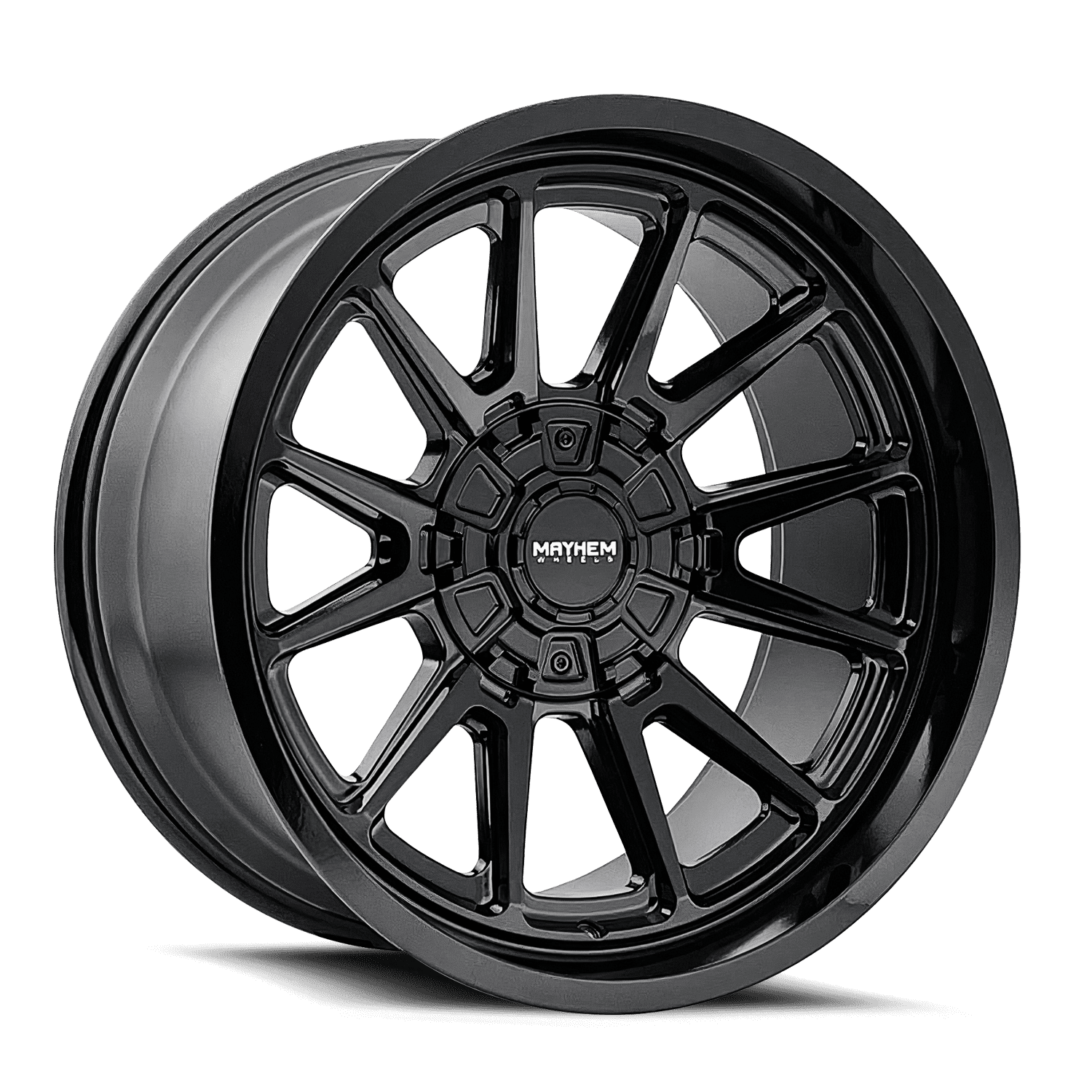 Mayhem Intrepid Gloss Black Wheel (20x9 in, 8x180, 0mm Offset) udphj