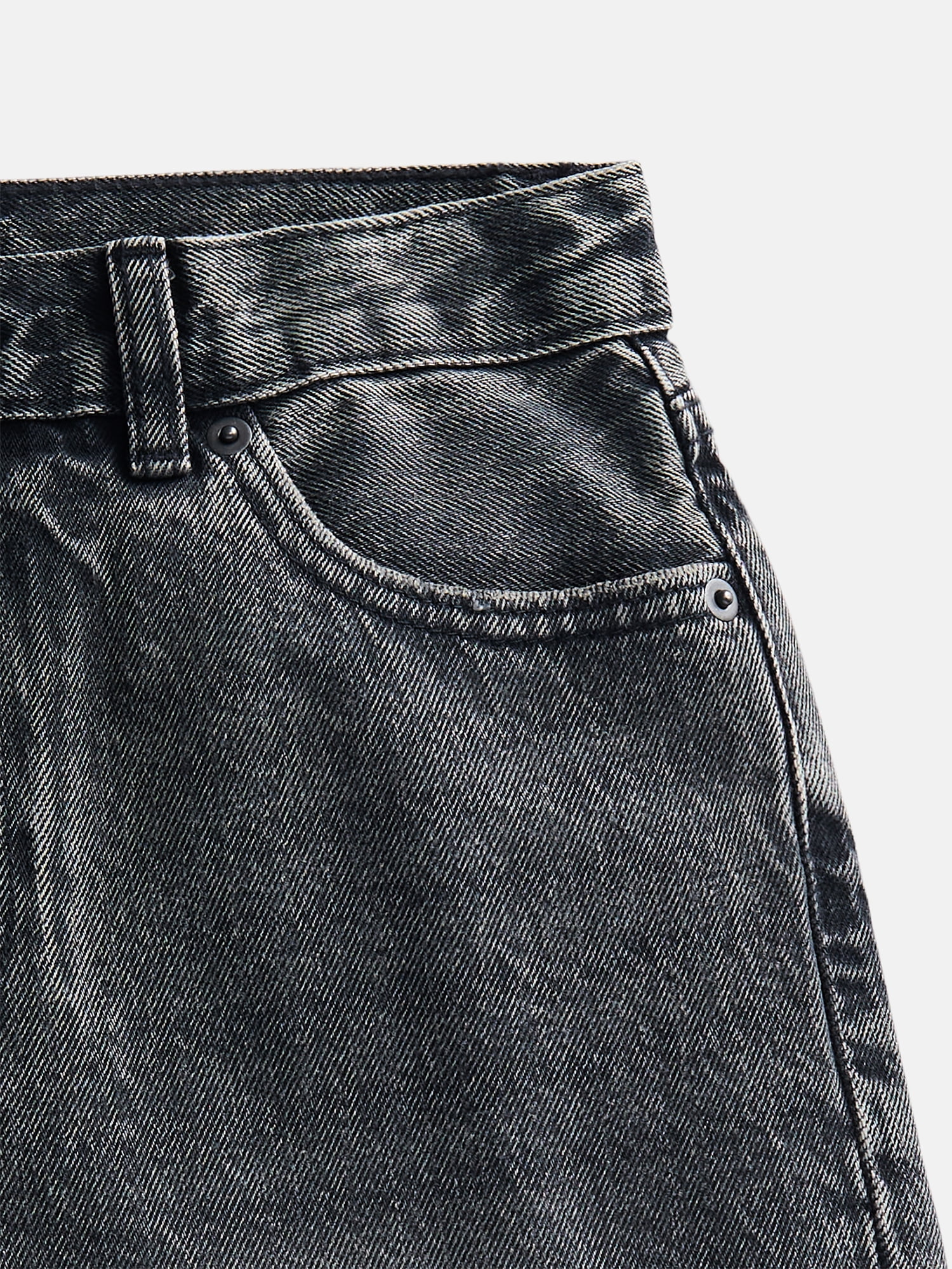 Weekend Academy Boys Baggy Denim Shorts (Grey, Size 4-18) nw6iy