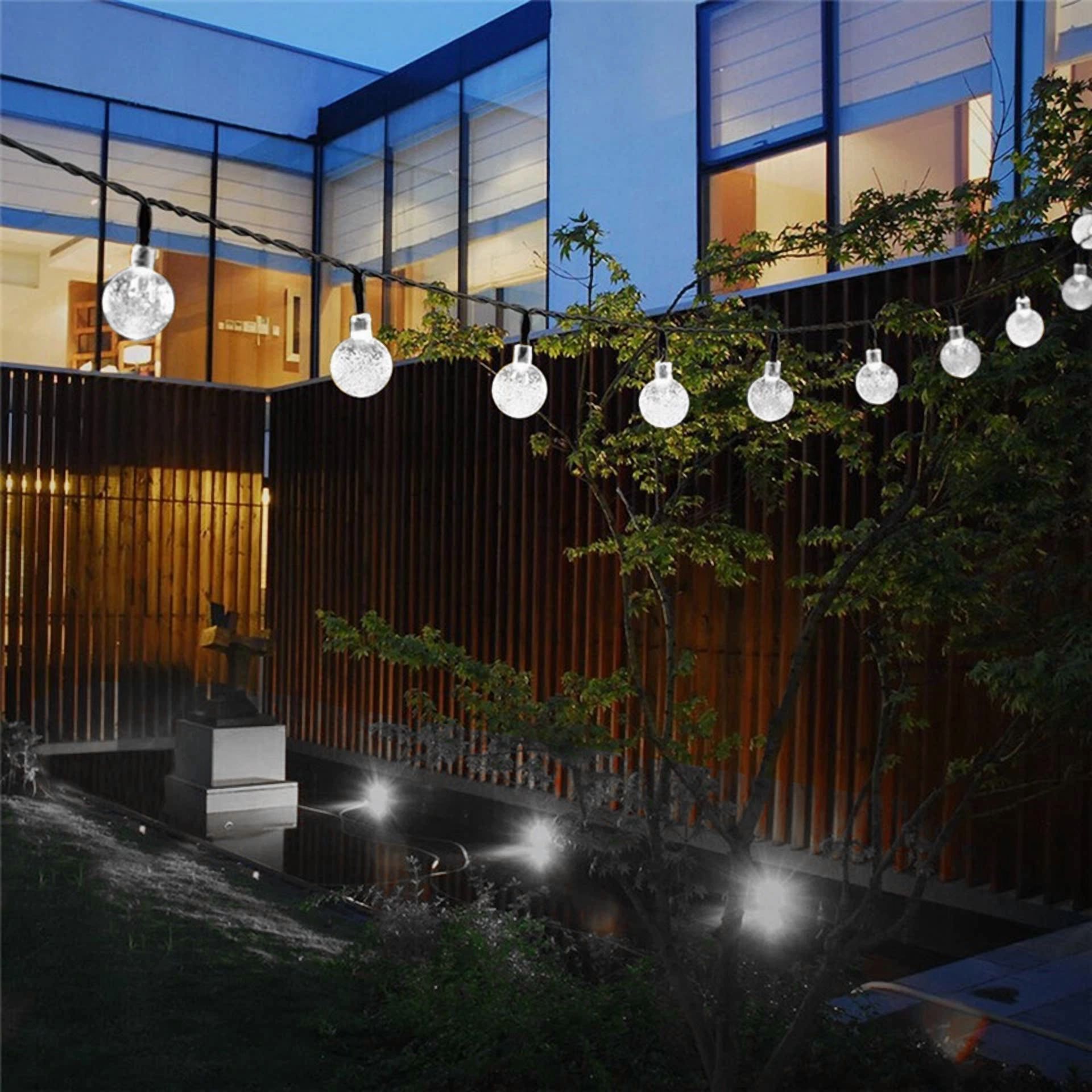 Craft Solar Powered LED String Lights for Outdoor Patio Decor (Warm White, 23 ft) i520u