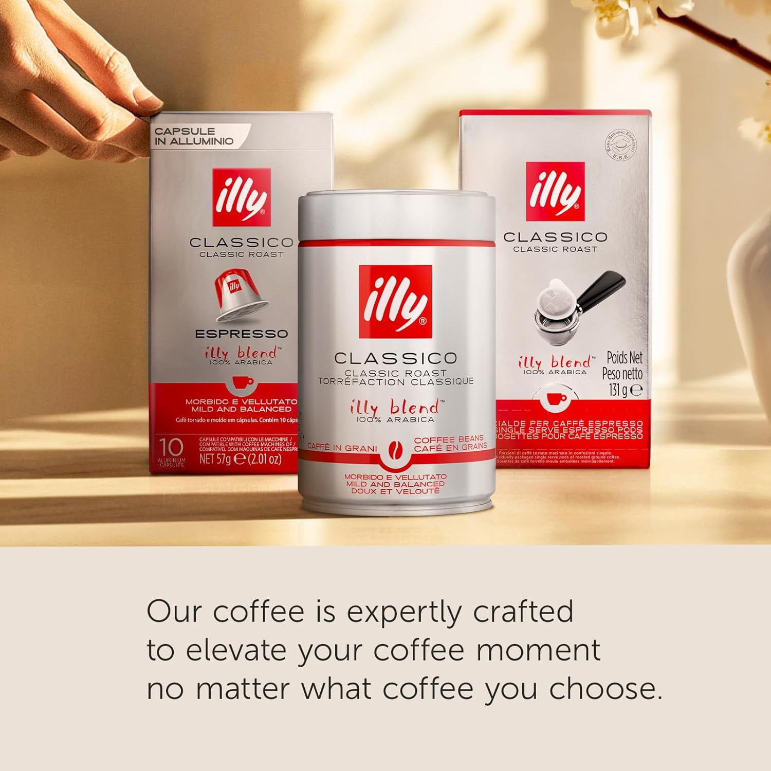 illy Classico Medium Roast Coffee Pods, Smooth Arabica Blend (20 Ct) gtdzc