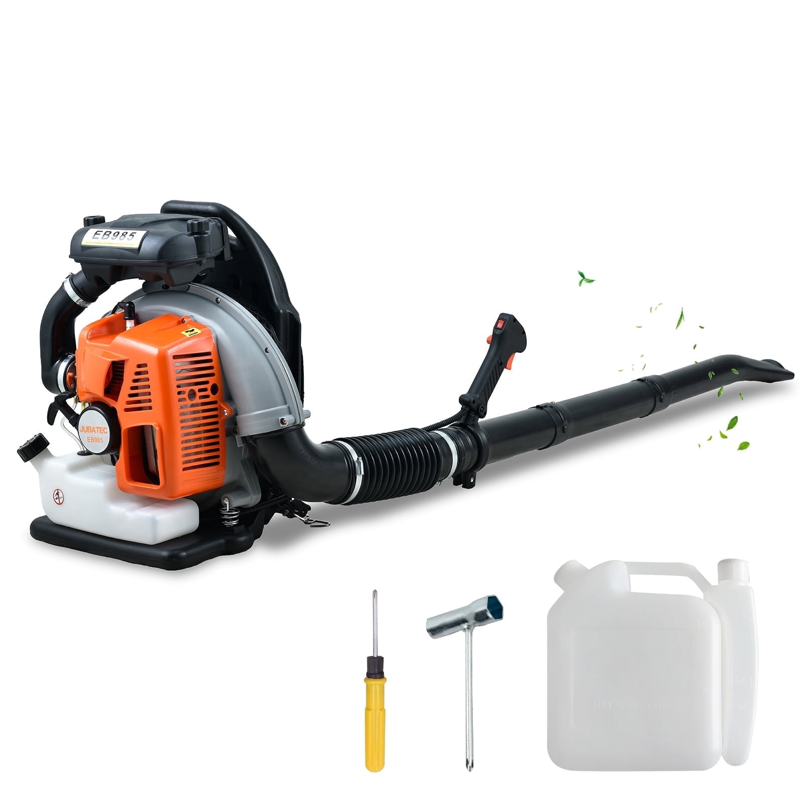 JUBATEC 65CC Backpack Gas Powered Leaf Blower (884 CFM, 3.8 HP, 24.25 lb) 947lc