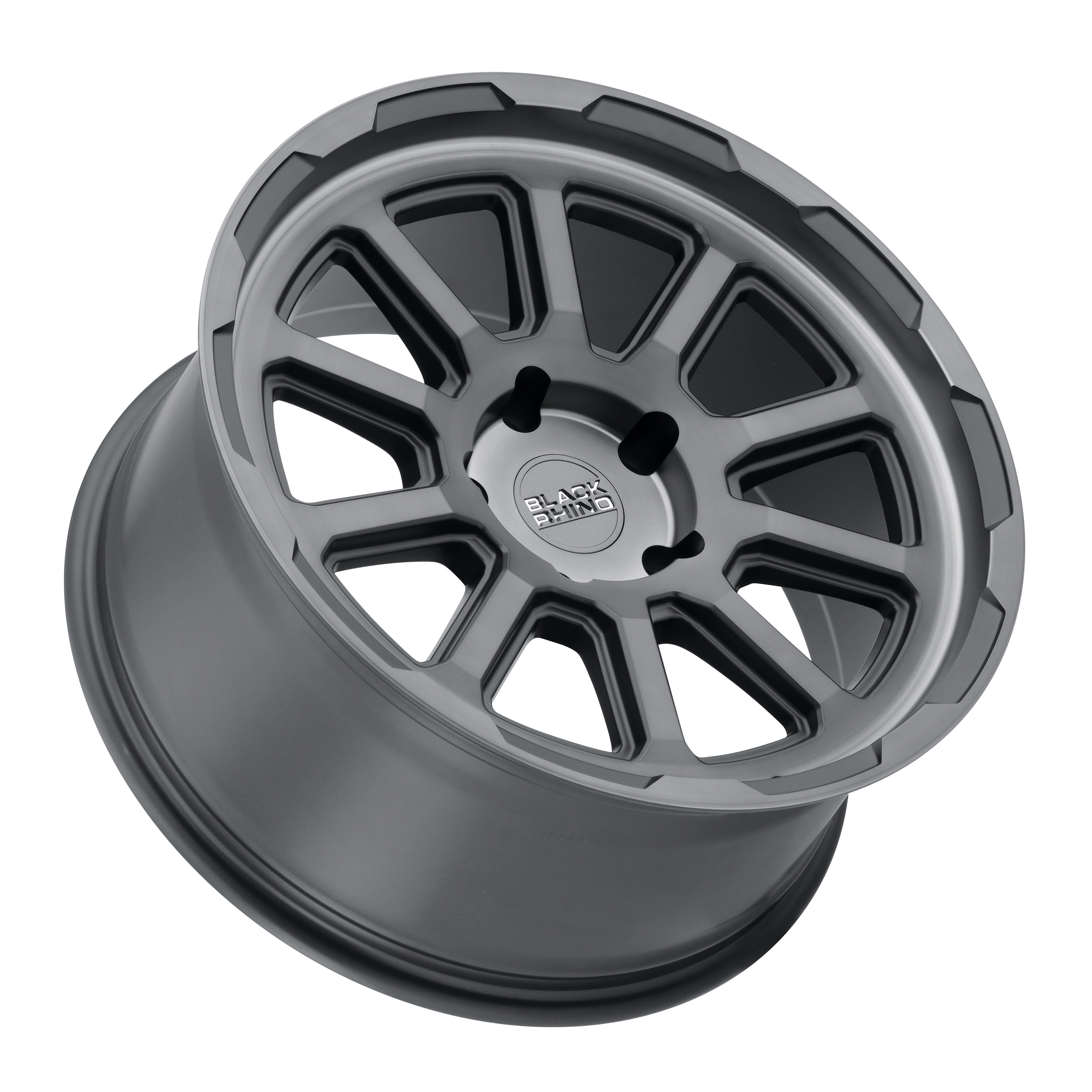 Black Rhino Chase Off-Road Wheel, Durable Aluminum Rim (Brushed Gunmetal, 18x9 in) pak0z