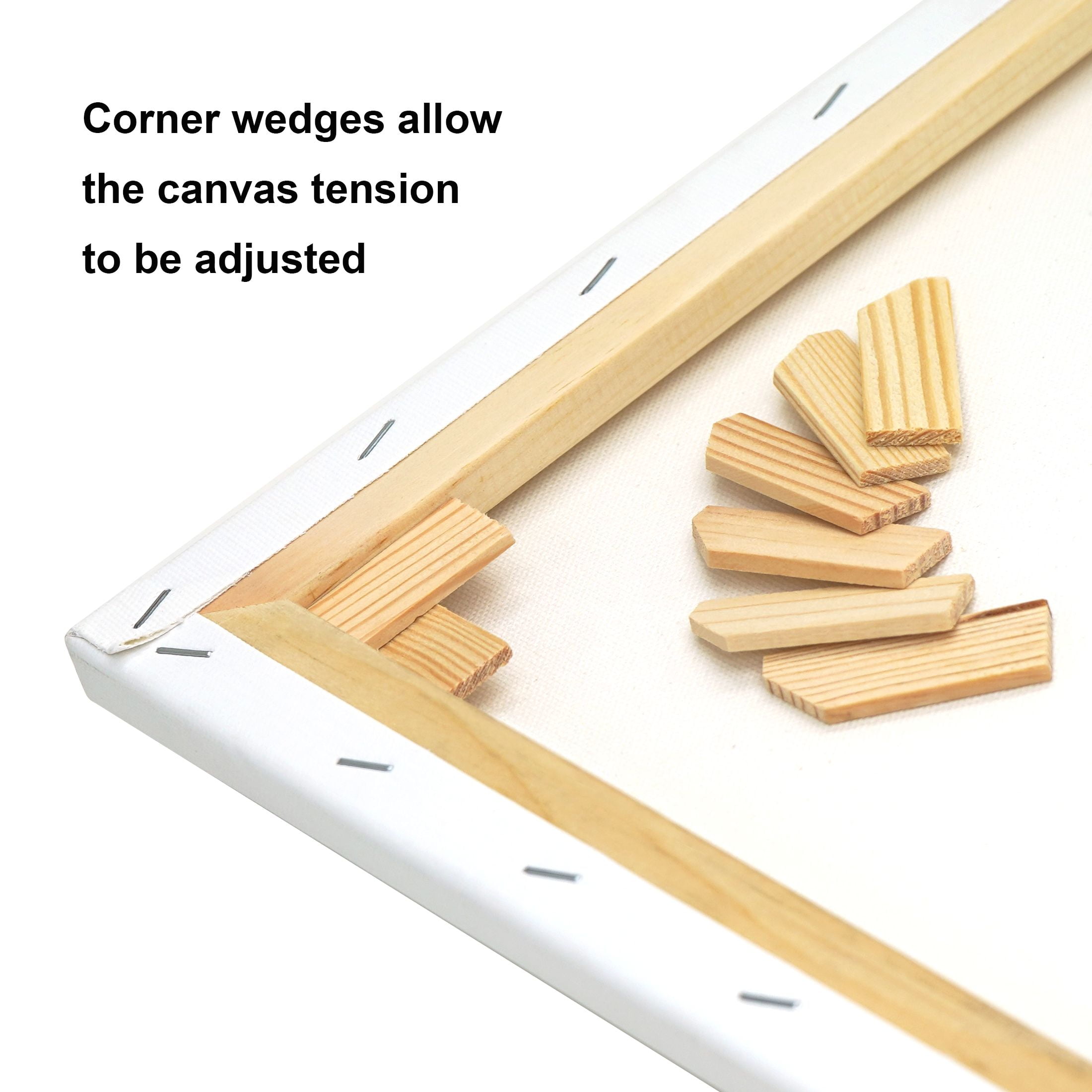 Vendor Labelling Artist Stretched Canvas (White, 24 in x 36 in, 1 Pack) vy9kl