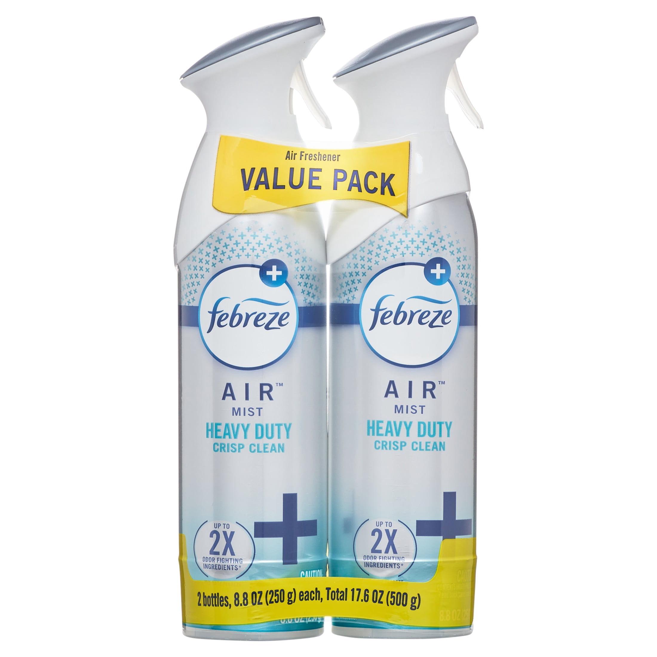 Febreze Air Freshener Spray, Odor-Fighting Room Mist, Crisp Clean Scent (8.8 oz, 2 Count) f3joh