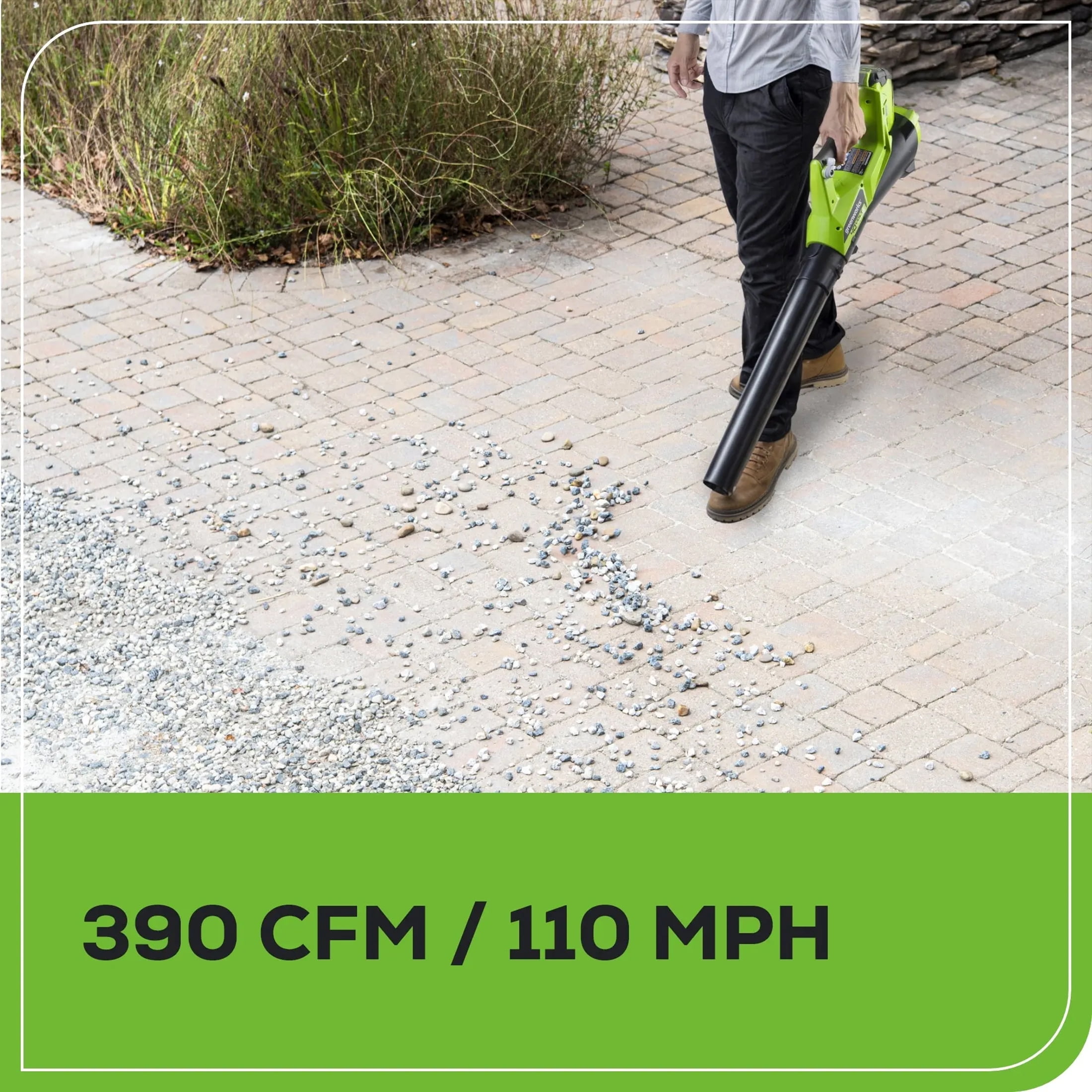 Greenworks 40V Cordless String Trimmer and Leaf Blower Combo Kit (Black, 2.0 Ah Battery) ld9u7