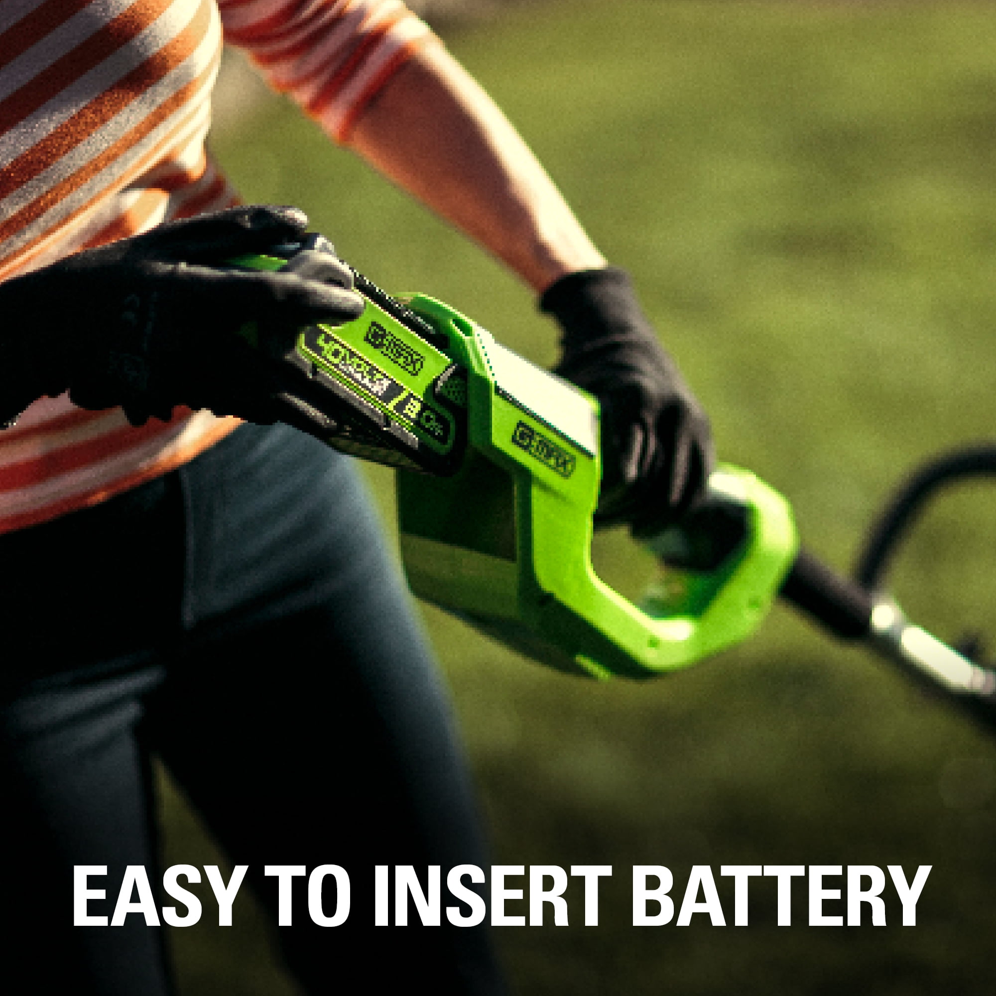 Greenworks 40V Cordless String Trimmer with 2.0 Ah Battery and Charger (12 in) a3ln1