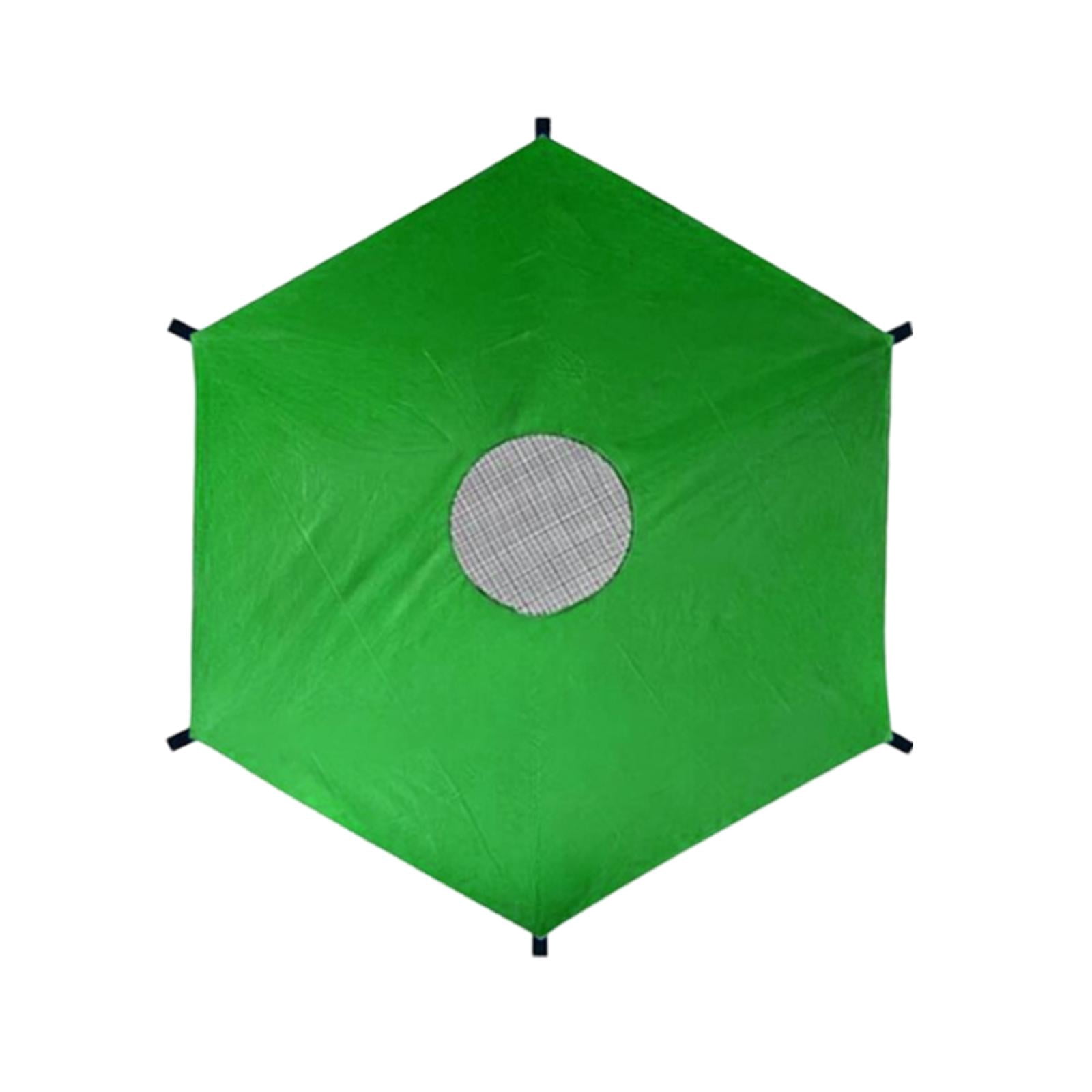 yotijay Waterproof Trampoline Shade Canopy for 8ft Trampolines with 6 Poles (Green, 8 ft) n5oga