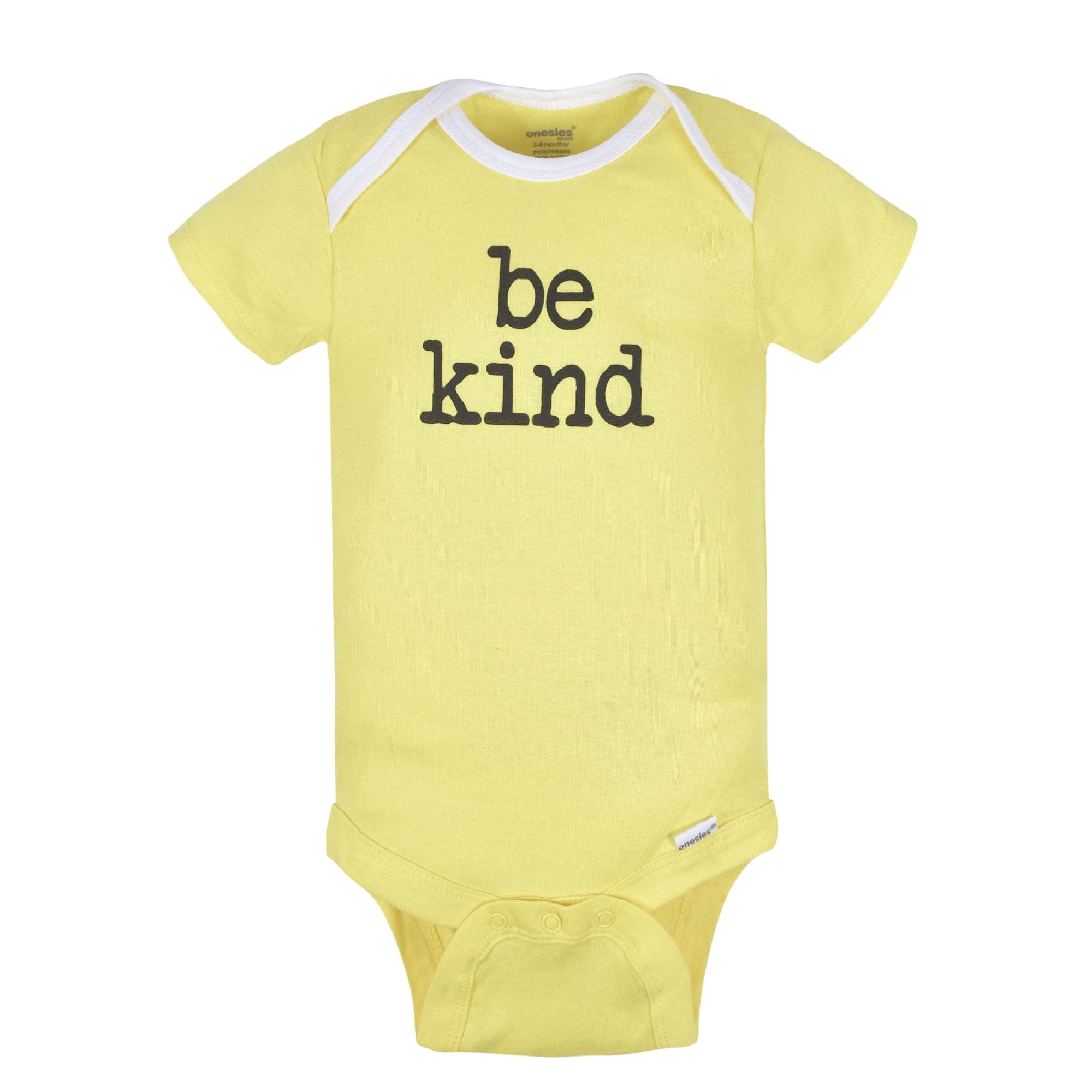 Onesies Brand Baby Bodysuits Short Sleeve Cotton Rompers (Yellow, 8-Pack, Newborn-12M) kjlw6