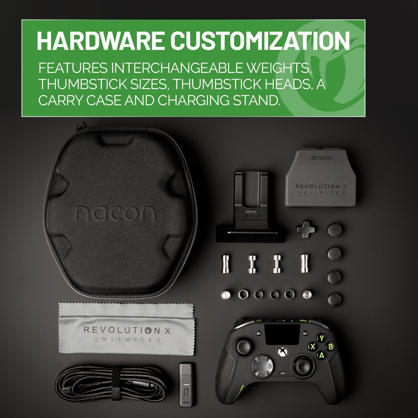 Nacon Revolution X Unlimited Advanced Precision Controller for Xbox Series X|S, Xbox One, PC & Android (Black, 1 Unit) dznrp - Image 6