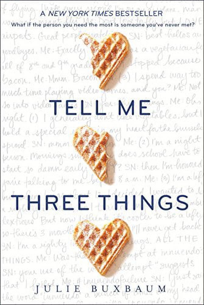 Julie Buxbaum Tell Me Three Things Young Adult Fiction Novel (Hardcover, 352 pages) h7ftz