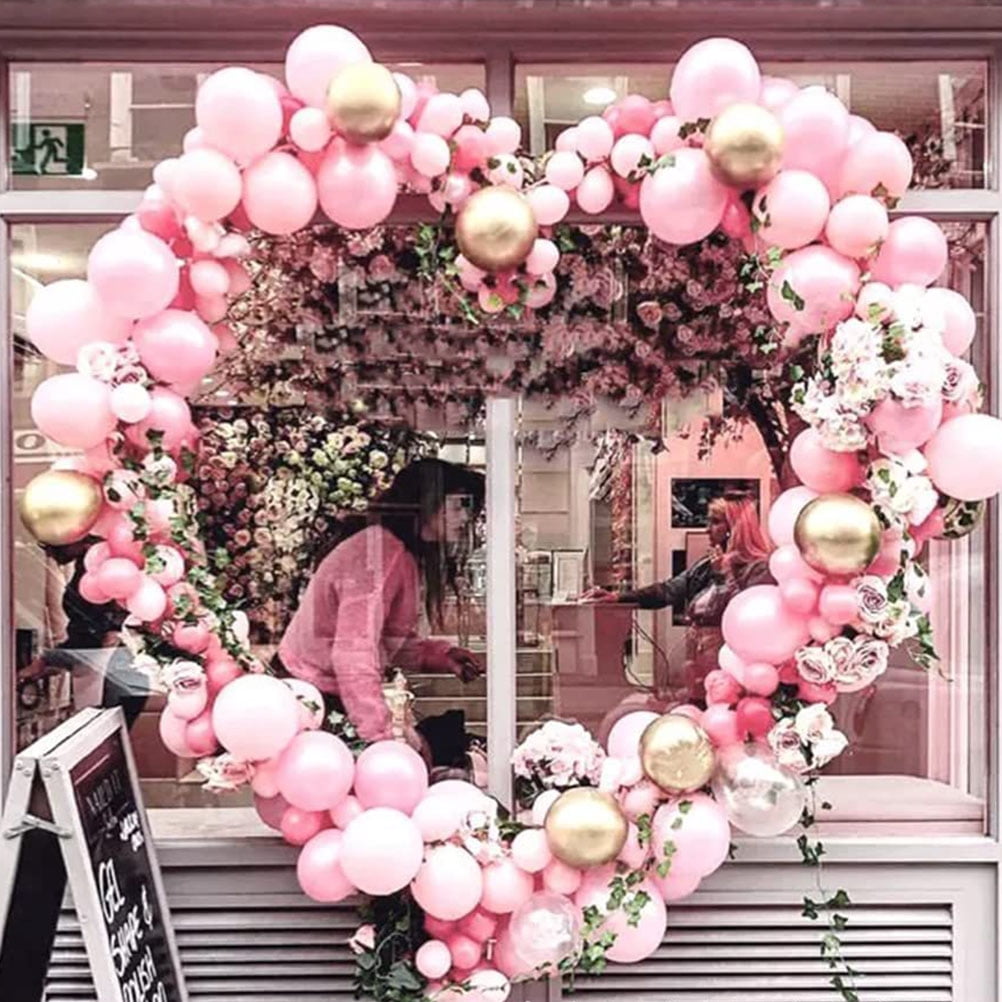 Mobutofu Heart Balloon Arch Kit with Base for Wedding Party Decor (1 Set) ogapq
