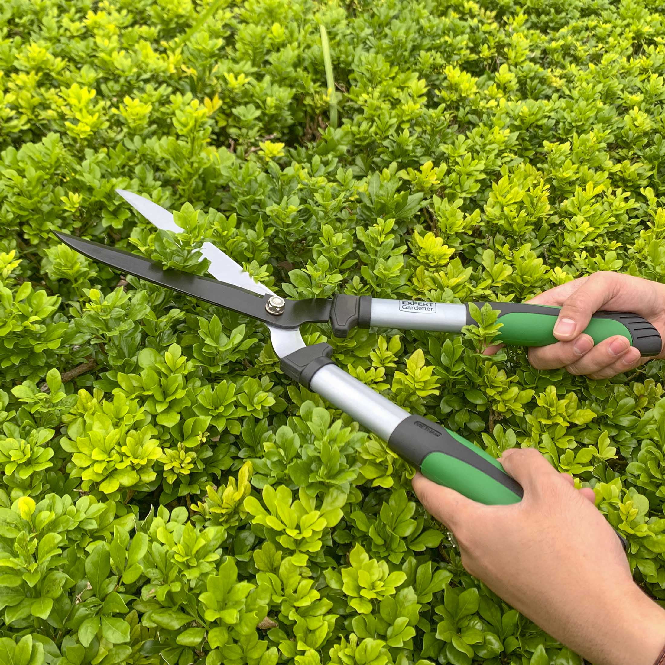 Expert Gardener Hedge Shear Heavy-Duty Gardening Tool (Green and Black, 20 in) l3hmu