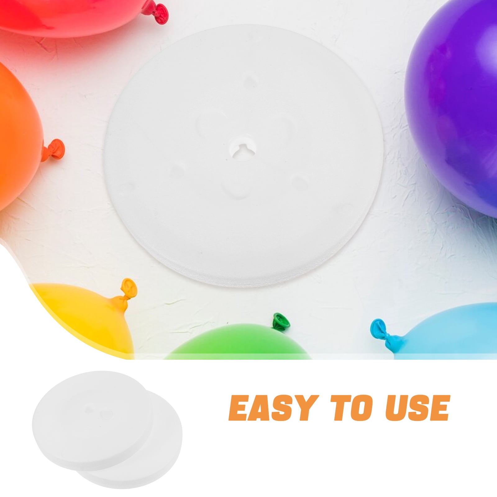 Mipcase Balloon Arch Stand Base (White, 2-Pack) 7usvh