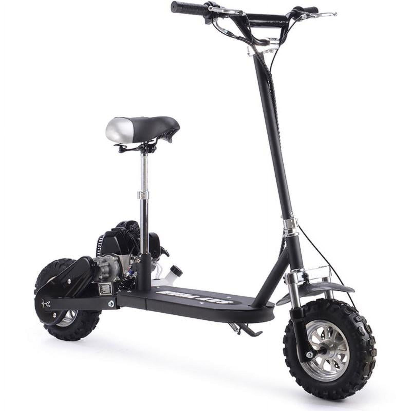 Say Yeah 800W Electric Stand-up Scooter with Seat (Black, 75 lb) gfrme