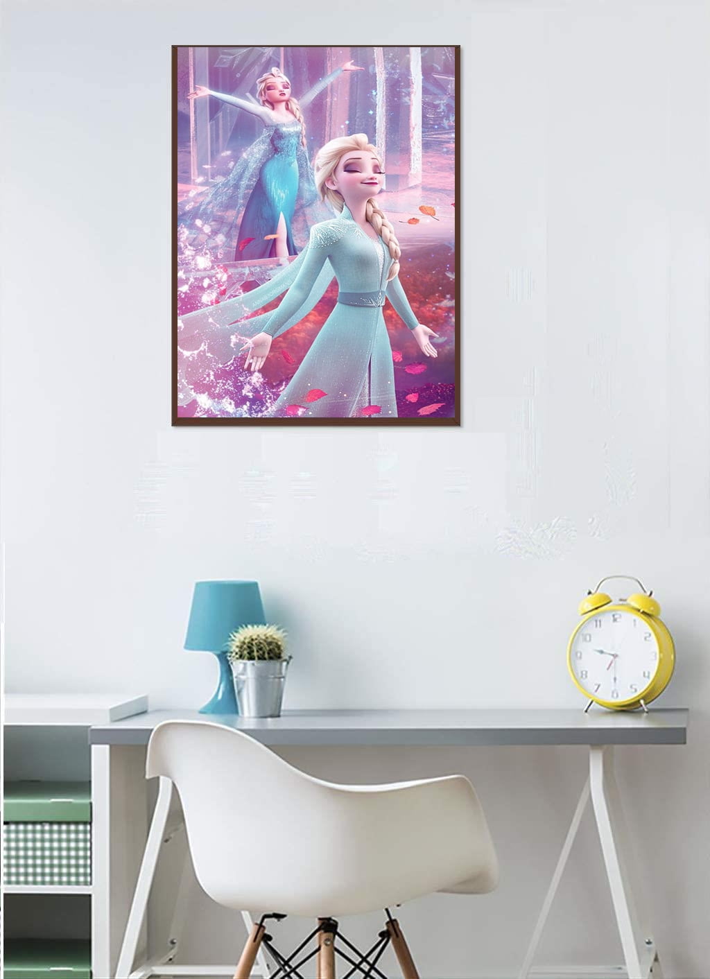 DLDZSW Frozen 5D Diamond Painting Kit DIY Art Craft Set (11.8 in x 15.7 in) c79l5