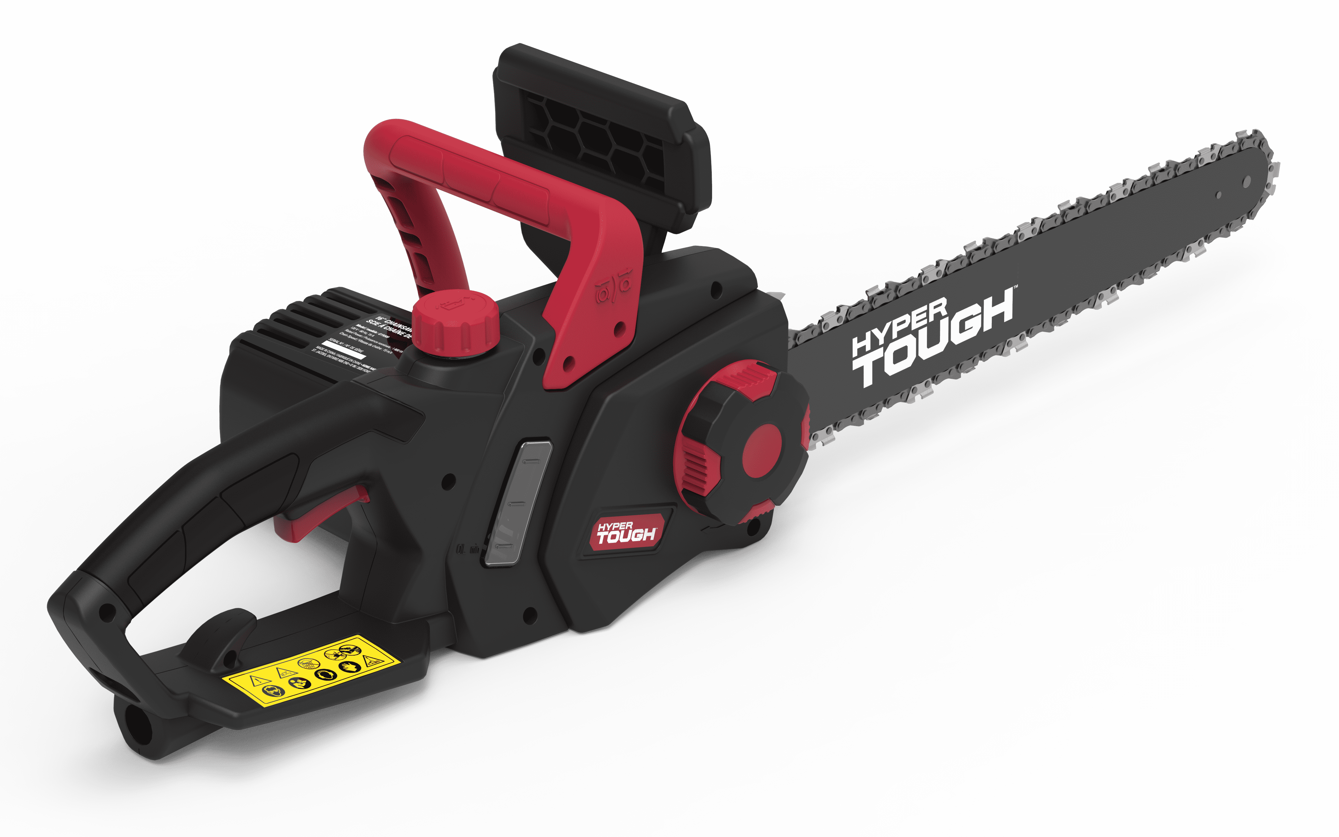 Hyper Tough 16-Inch Electric Chainsaw, 15-Amp Corded Motor, Automatic Oiler, Tool-less Tensioning (16 in) l0mrn