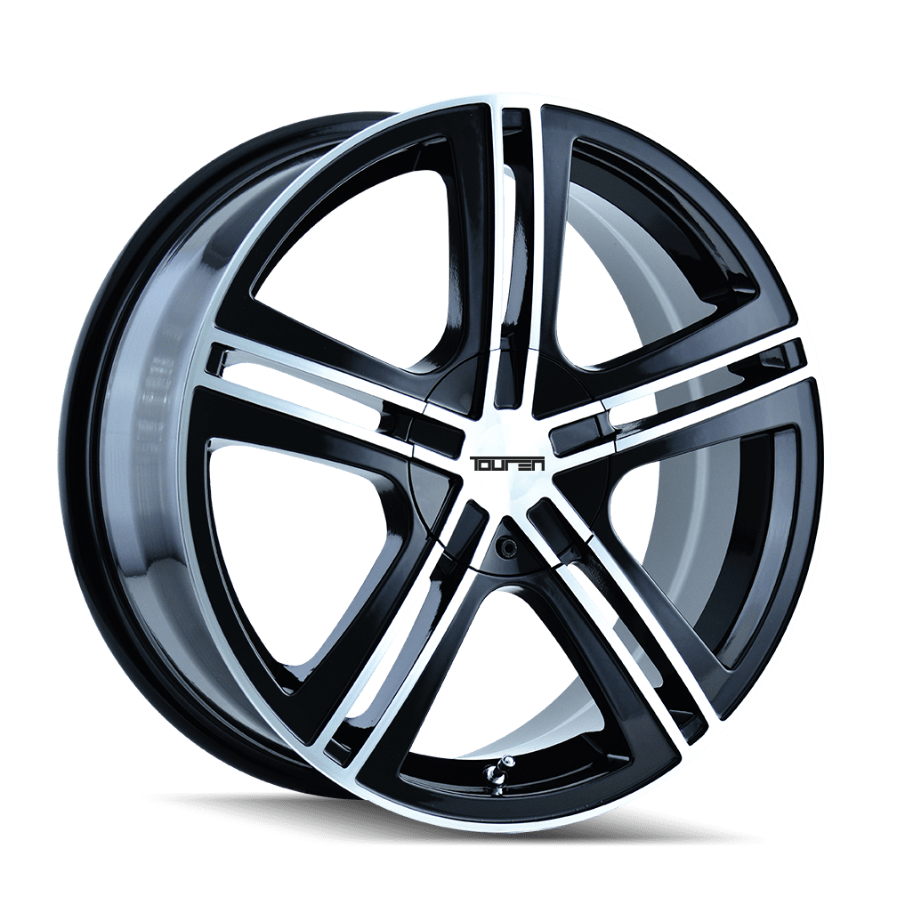 Touren TR62 Custom Wheel (Black with Machined Face, 16x7 in) xoij5