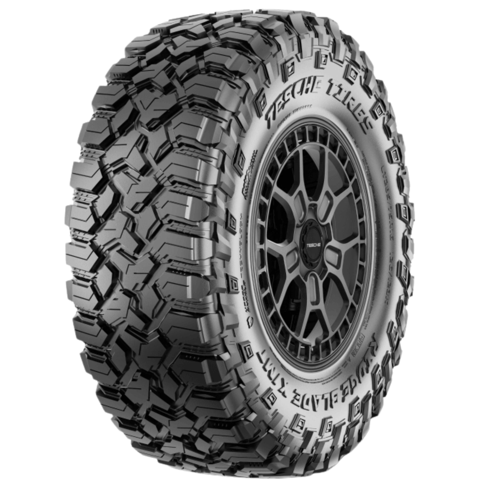 Tesche Ridge Blade X/MT Mud Terrain Light Truck Tire (LT285/65R18, Load Range F) 61yrj