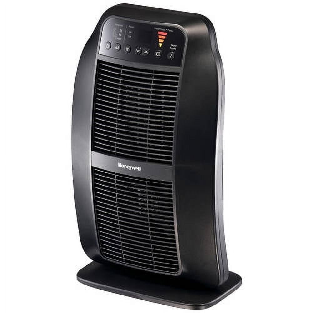Honeywell Heat Genius Ceramic Heater with Programmable Thermostat and Tip-Over Protection (Black) mug2u