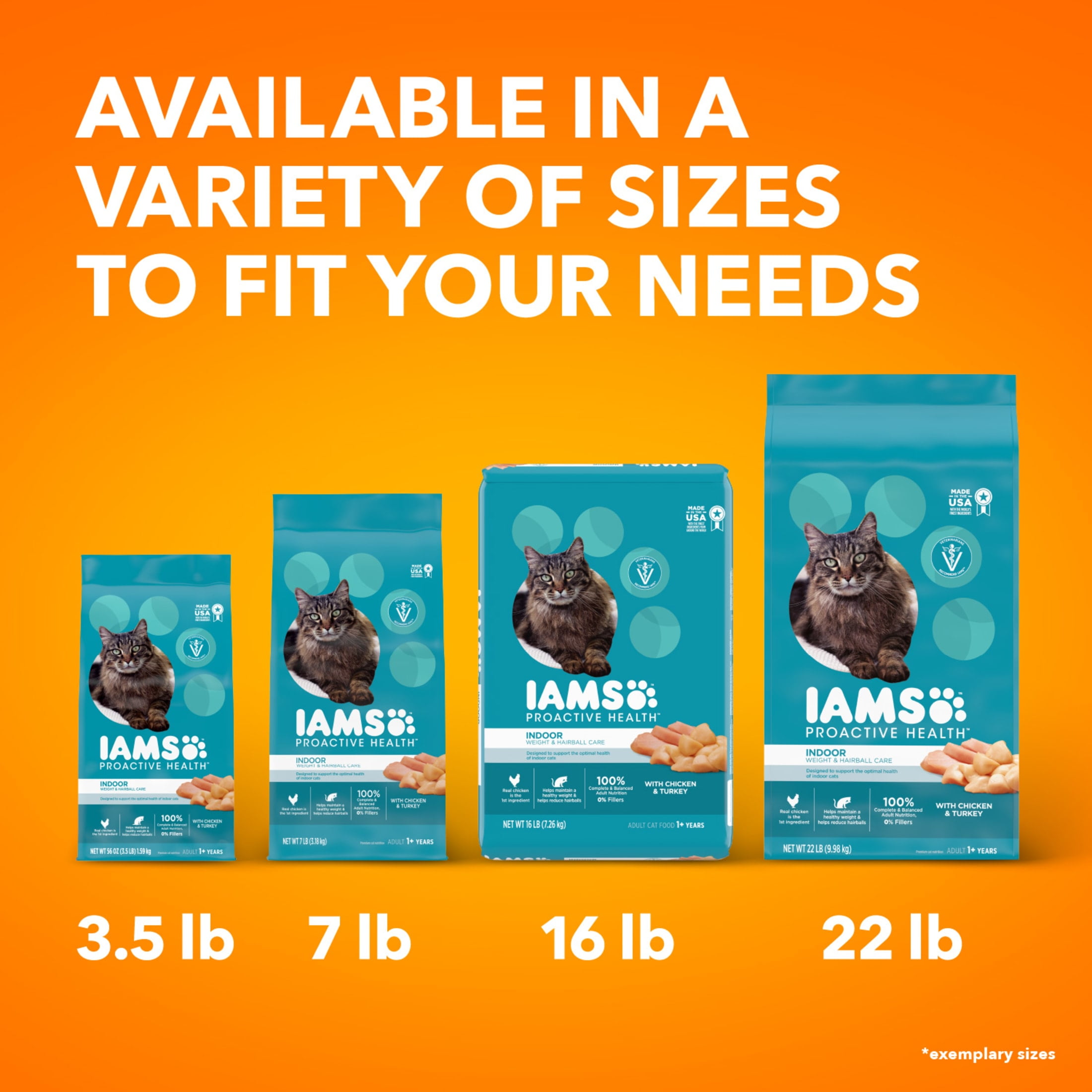 Iams Proactive Health Chicken and Turkey Dry Cat Food (7 lb) aihnf