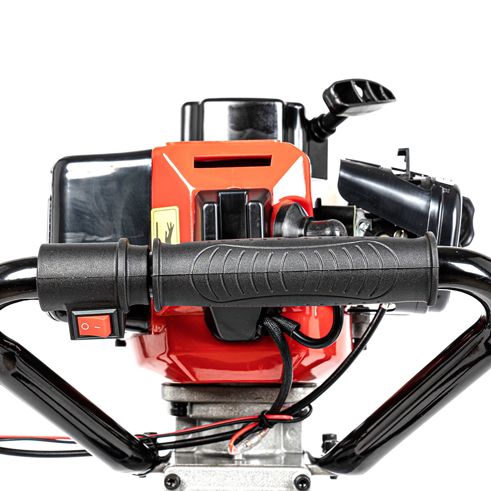Generic Powered T-Post Pile Driver, 2-Stroke 32.6CC Gasoline Post Pounder with Vibration Dampening (Silver, 32.6CC) m6qm5