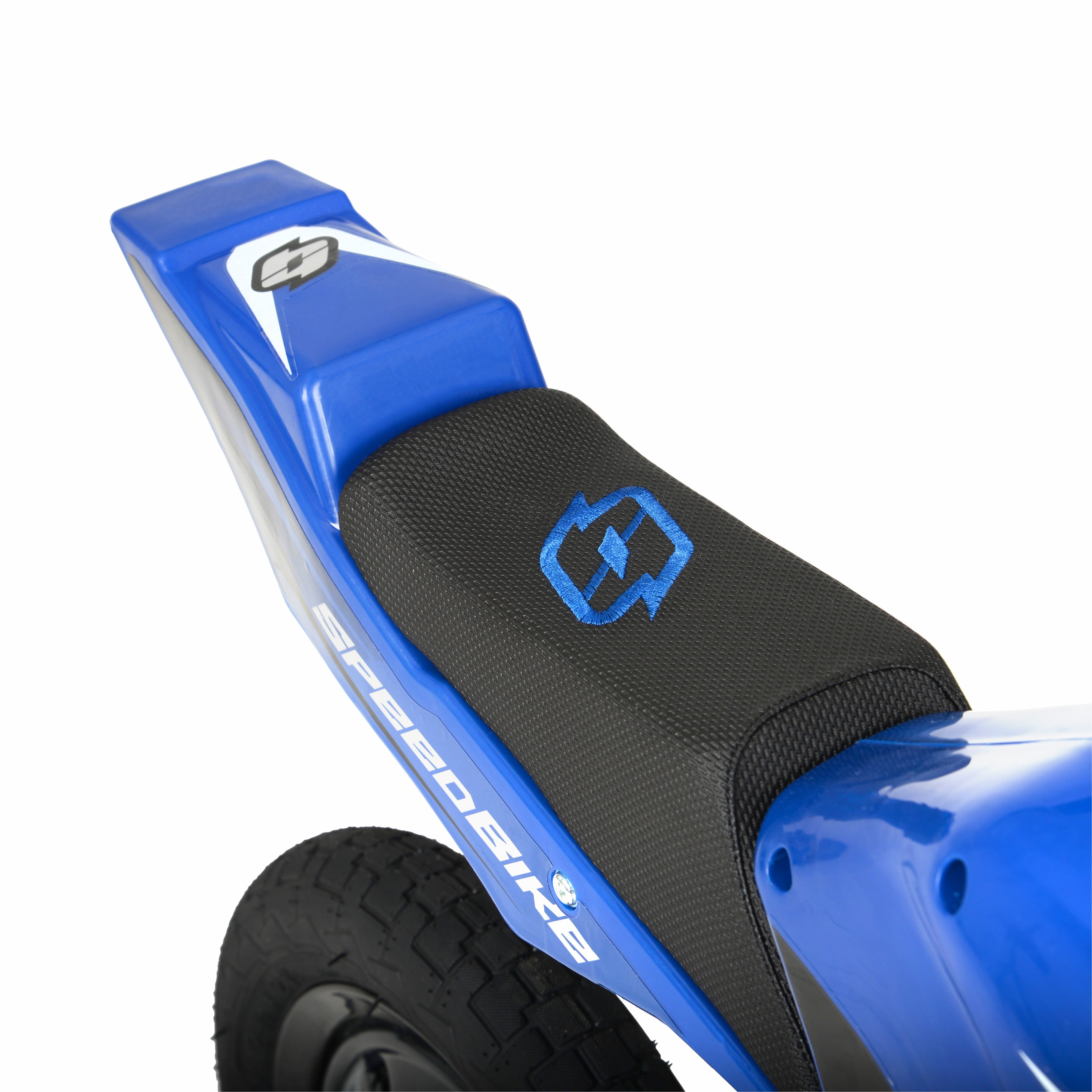 Hyper Bicycles 12 in Speed Bike for Kids, Durable Frame with Training Wheels (Blue, 12 in) tj38x