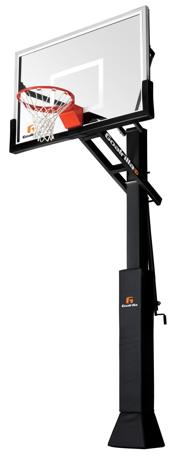 Goalrilla Universal Basketball Pole Pad, Protective All-Weather Safety Cushion (Black, 62 in) hrpr6