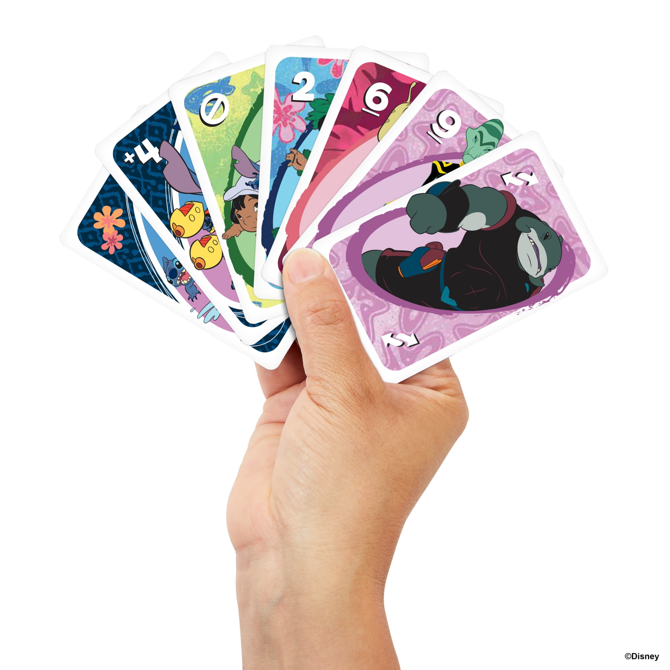 UNO Disney Lilo and Stitch Card Game for Kids and Family Night (112 Cards) wlirr