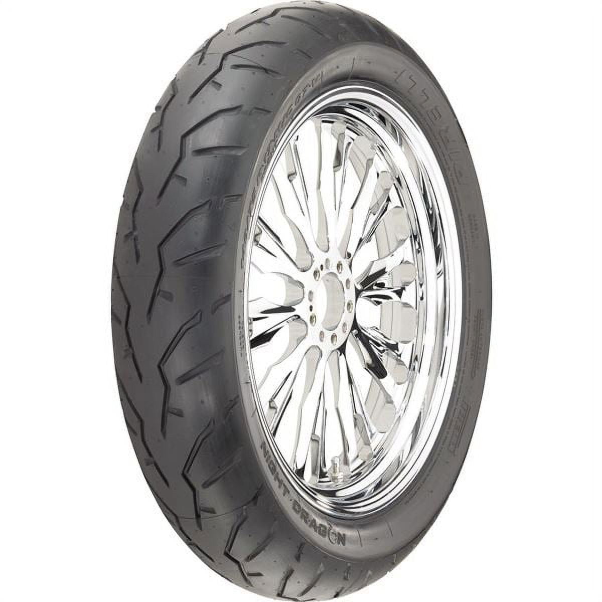 Pirelli Night Dragon Bias Front Tire (Black, 110/90-19) jwuxe