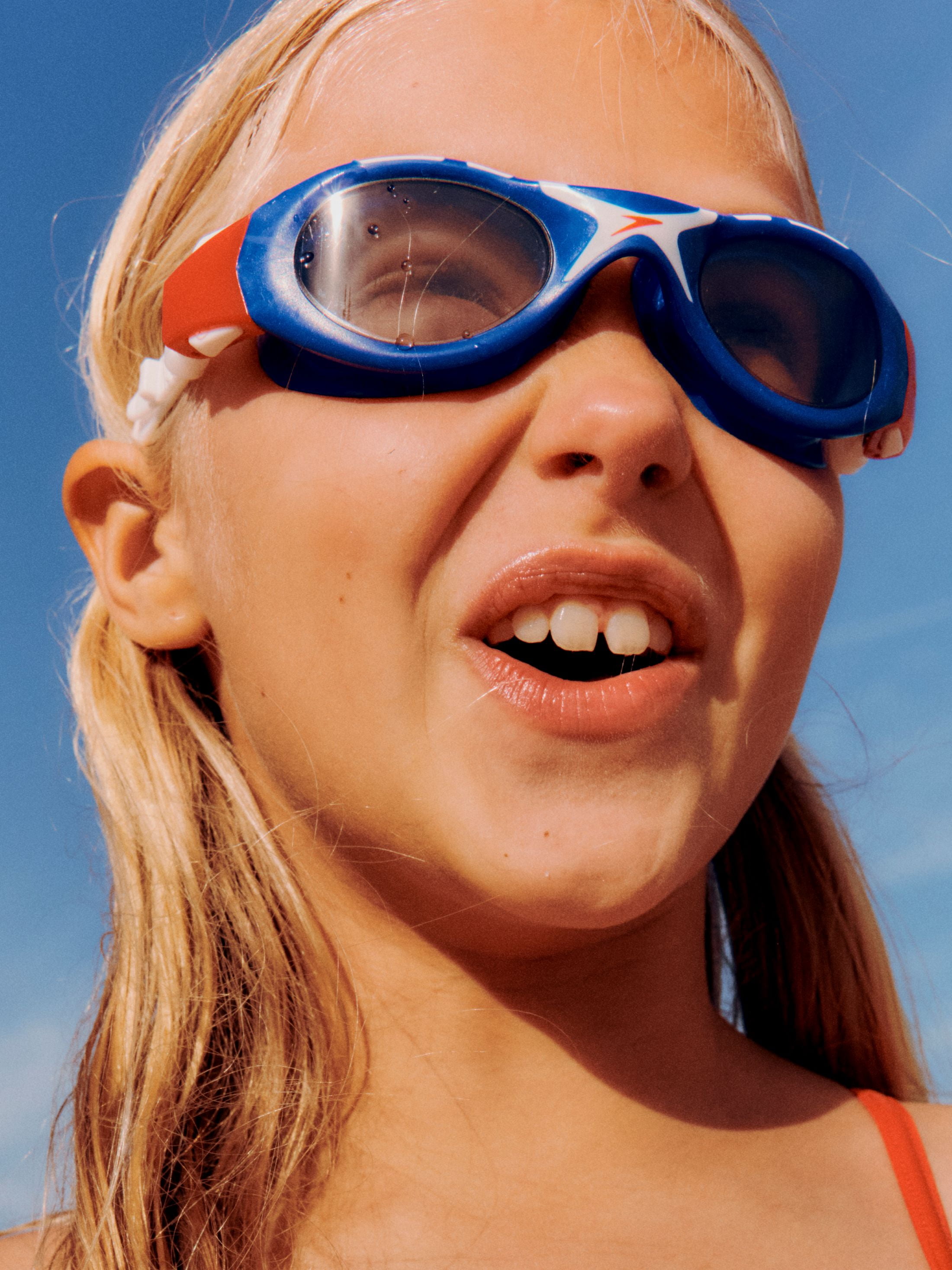 Speedo Junior Seabreeze Swim Goggles Anti-Fog UV Protection (Silver, 2 Pack) nn4sd