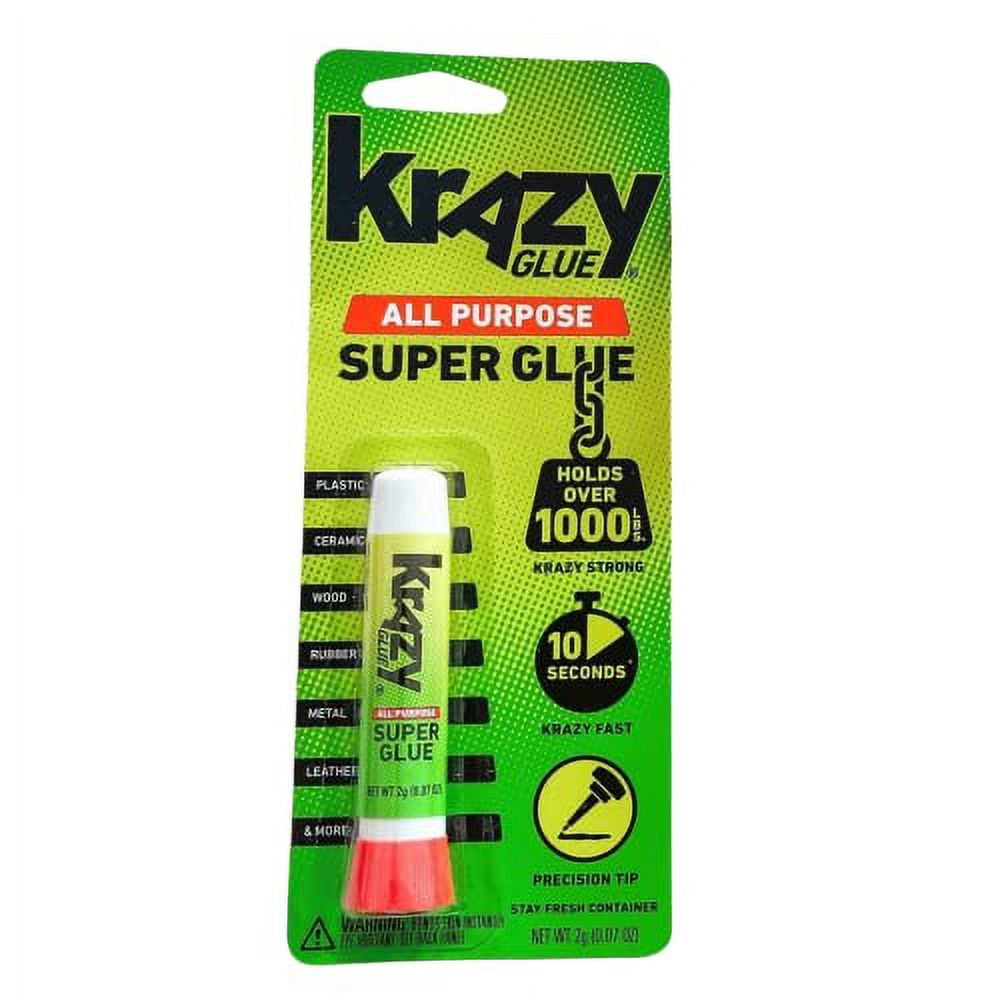 Krazy Glue All Purpose Instant Super Glue (Clear, 3 Piece Pack) q1418 - Image 2