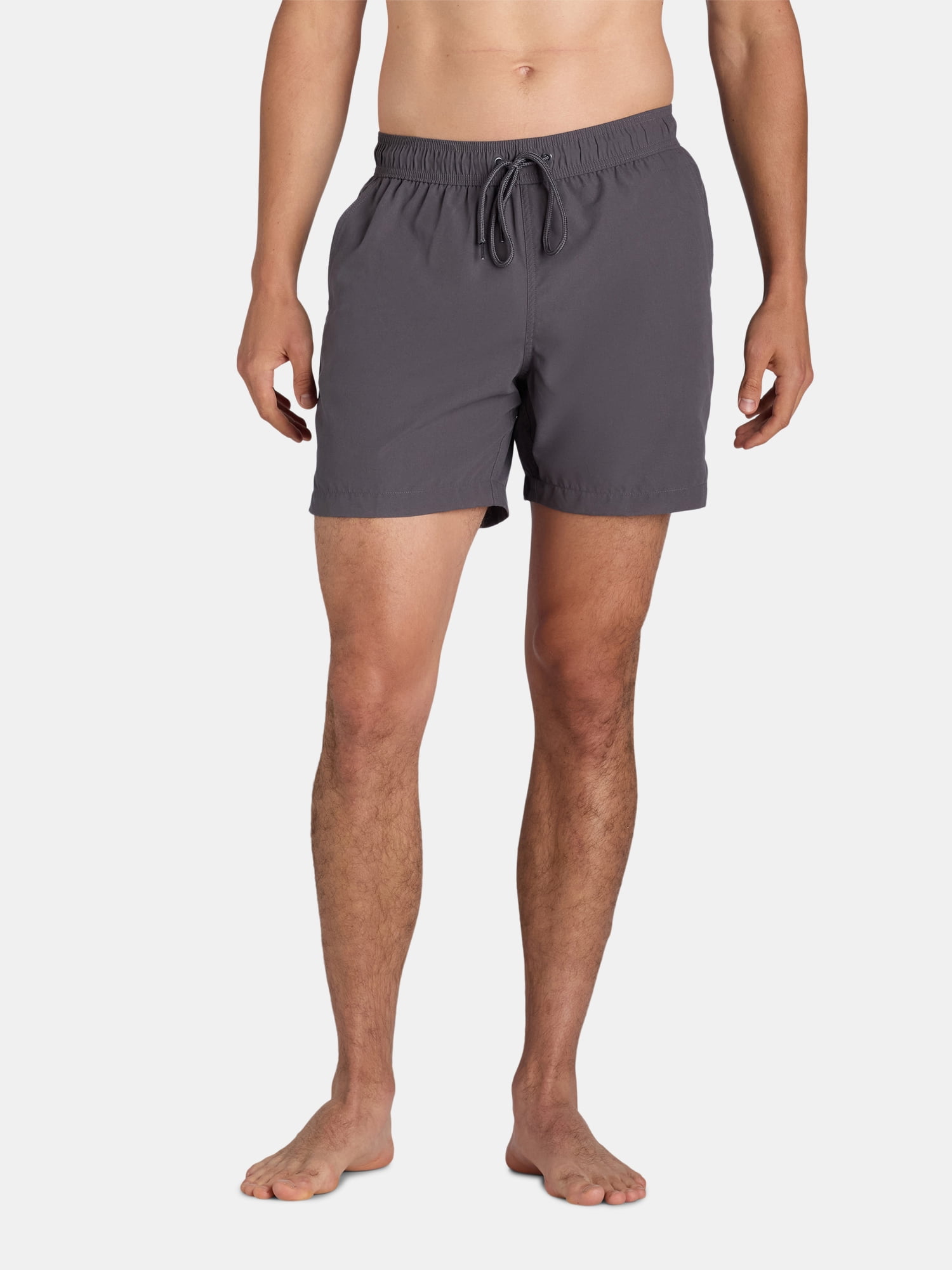 George Men's Swim Trunks Quick-Dry Board Shorts with Mesh Lining (Black, S-3XL) 5qucl