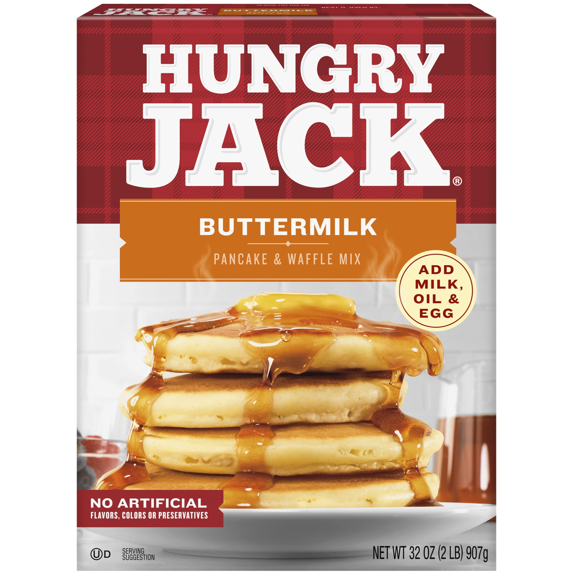Hungry Jack Buttermilk Pancake and Waffle Mix (32 oz) wiu00