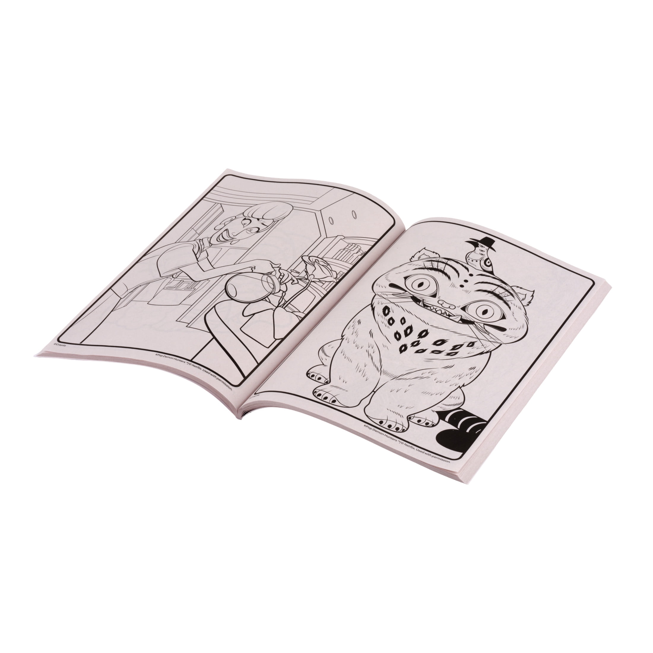 Crayola K-Pop Demon Hunters Coloring Book, Creative Arts and Crafts Activity Set (96 Pages) c24xo