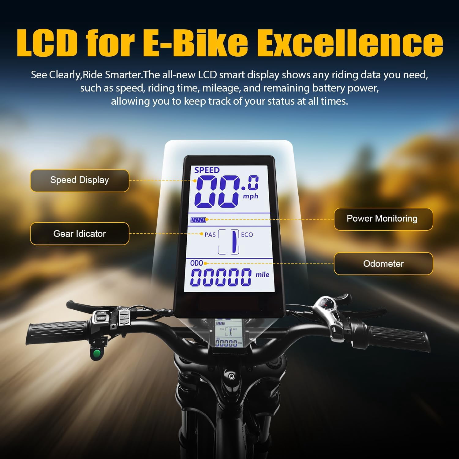 JECHAM Electric Bike for Adults, 1500W High-Performance Motor, 48V 16AH Battery, 20 in x 4.5 in Fat Tires, Off-Road E-bike (Black) 2qshy