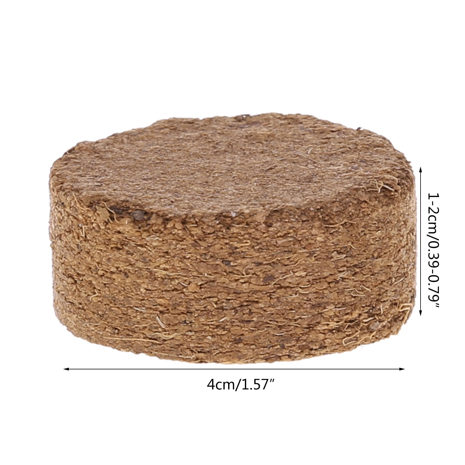 Geemin Coconut Fiber Coir Pellet Nutrient Soil for Indoor and Outdoor Gardening (10 Pack) c10n0