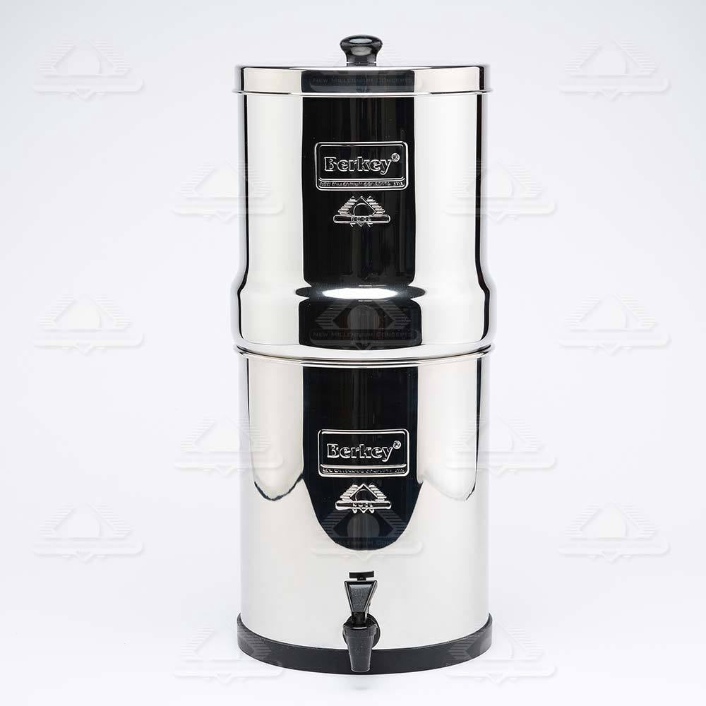 Berkey Big Water Filter System Stainless Steel Gravity-Fed Purifier (2.25 gal) vyqau - Image 2