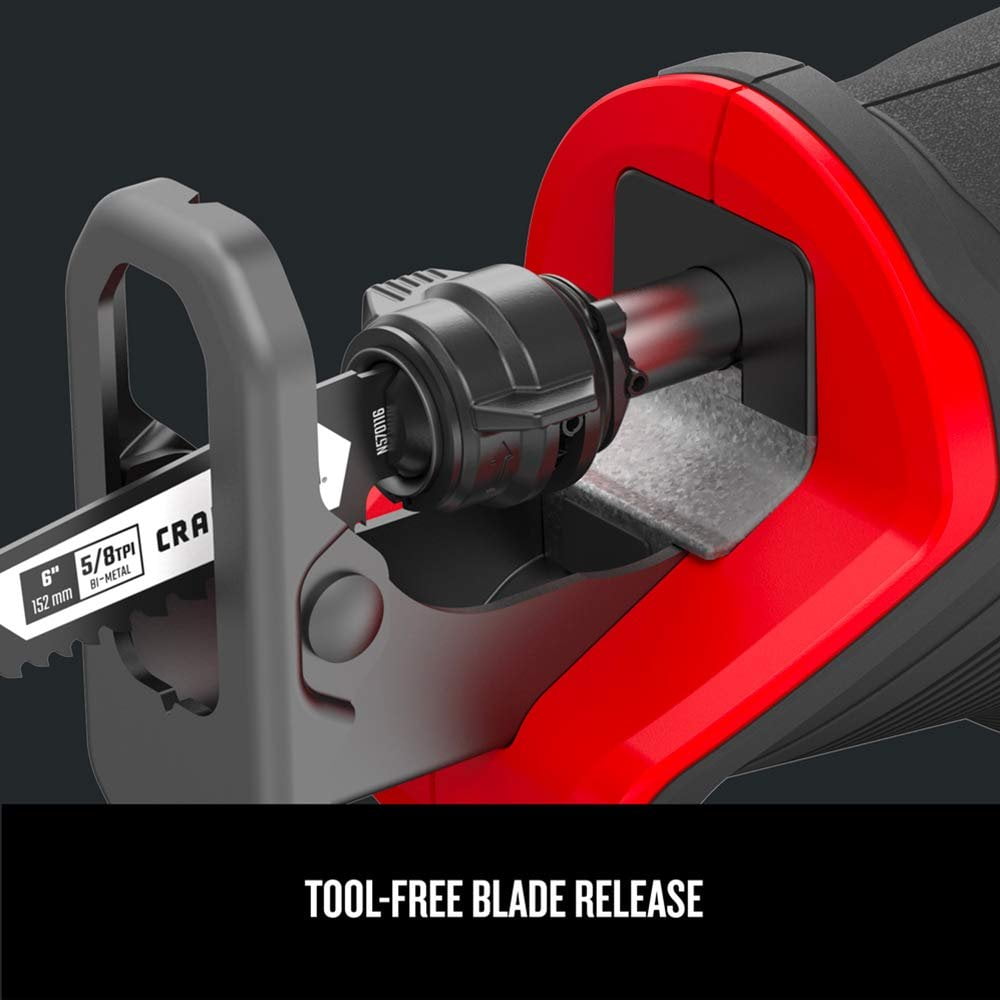 CRAFTSMAN V20 Cordless Reciprocating Saw, High-Performance Power Tool (Red, 14.5 in) hyunc