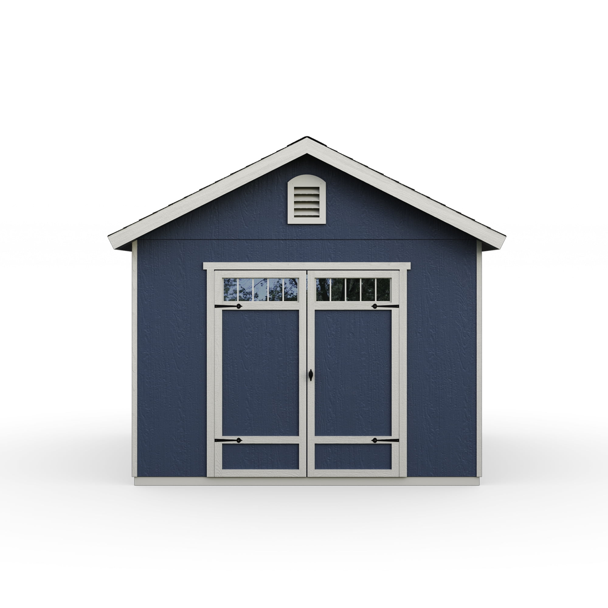 Handy Home Products Beachwood Wood Storage Shed with Floor (Brown, 10 ft x 12 ft) gt6eb
