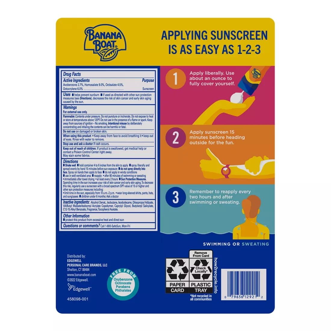 Banana Boat Ultra Sport Sunscreen Spray SPF 50 (Clear, 18 oz., 3 pk.) fvxno