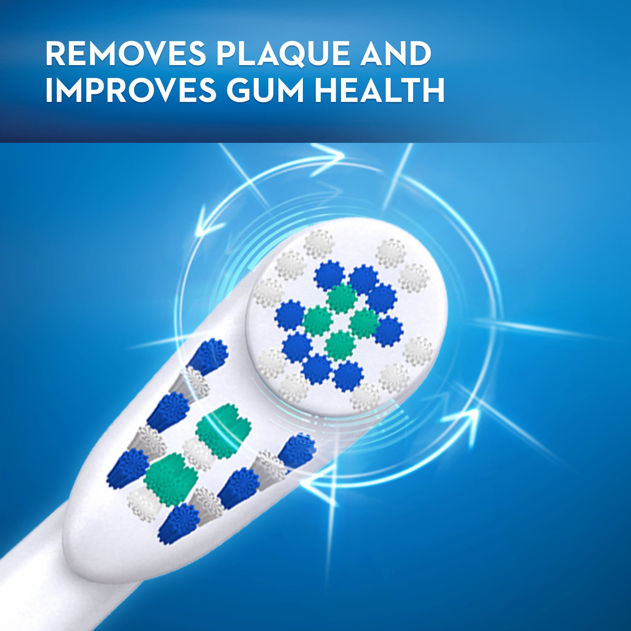 Oral-B Deep Clean Battery Powered Replacement Toothbrush Heads (White, 6 Pack) 8fhhz - Image 5