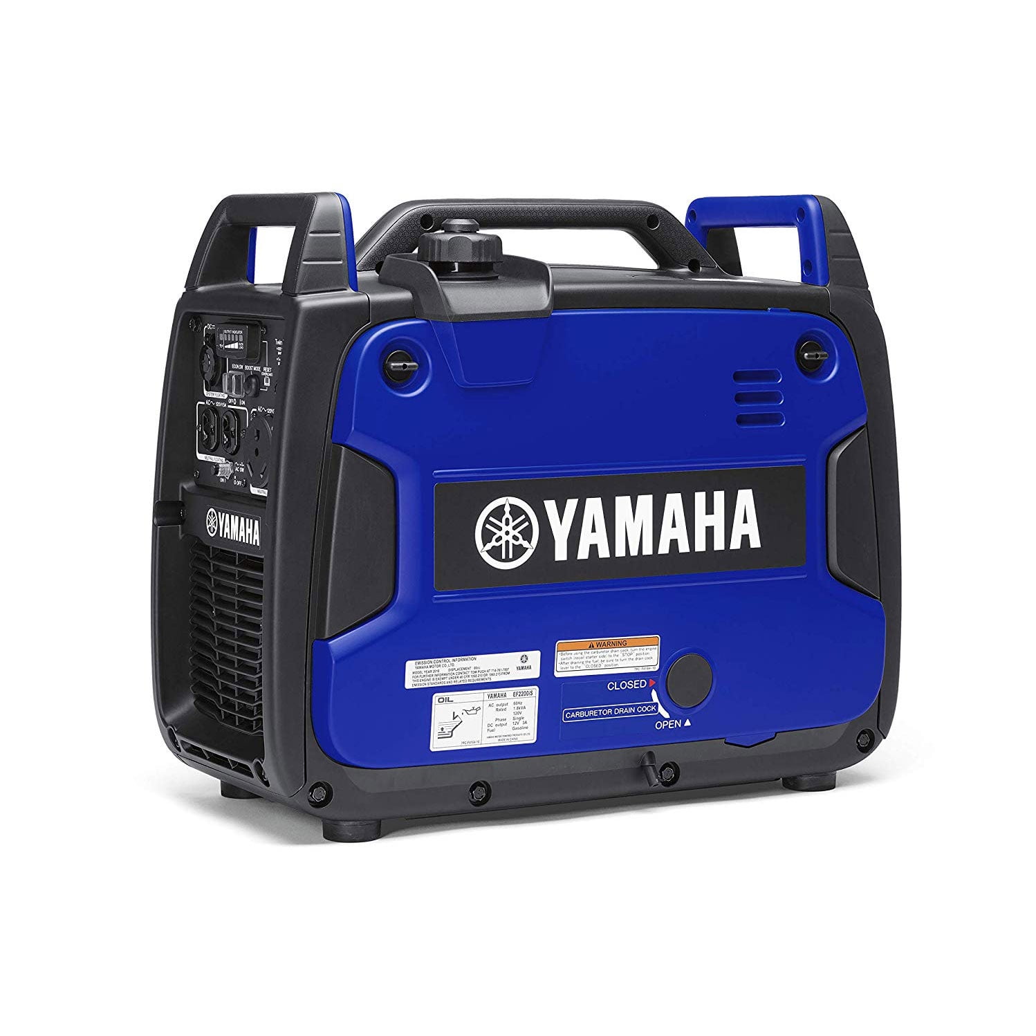 Yamaha EF2200iS Portable Inverter Generator, Super Quiet Power Station for RV and Camping (Blue, 2200 Watt) rnc9o