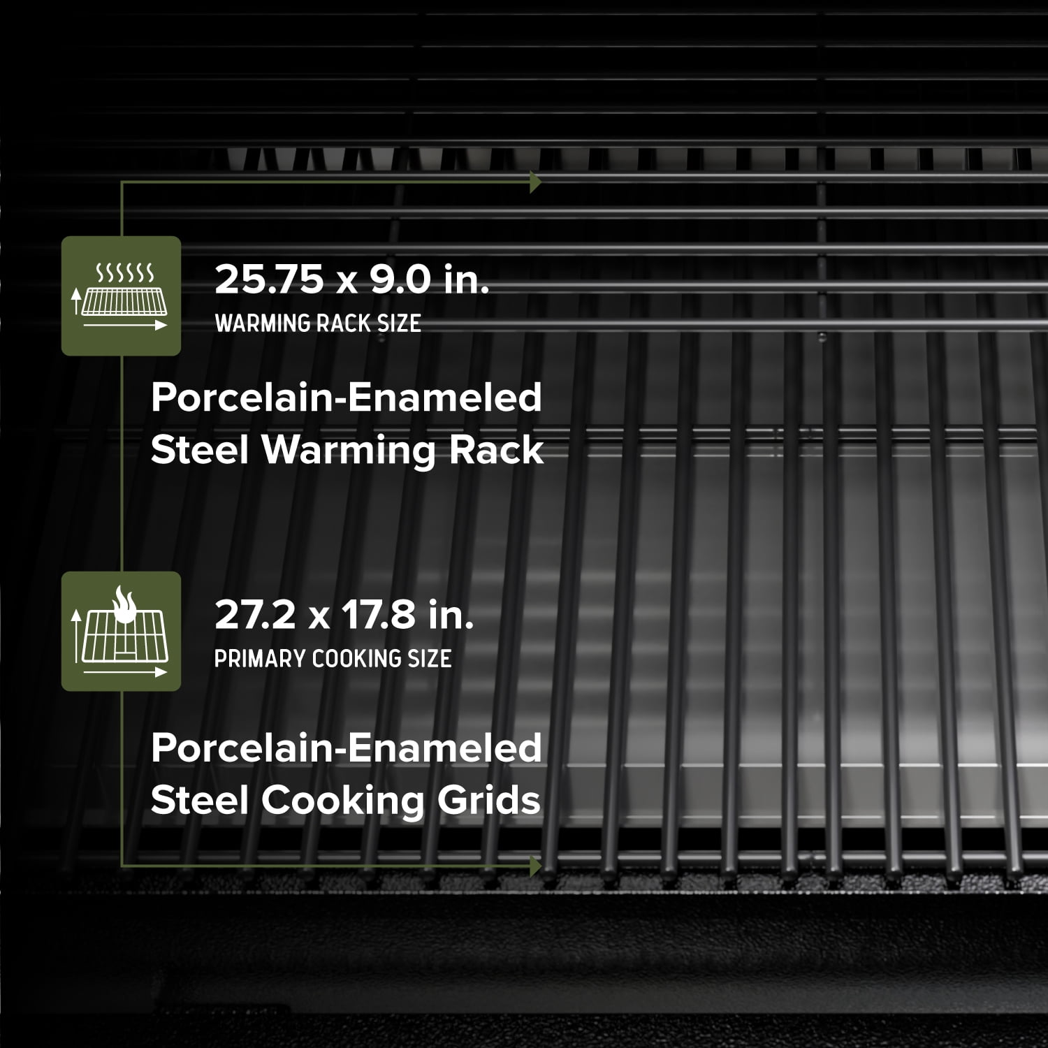 Nexgrill Oakford 715 Wood Pellet Grill and Smoker with Bluetooth Connectivity (Grey, 715 sq in) i0no4