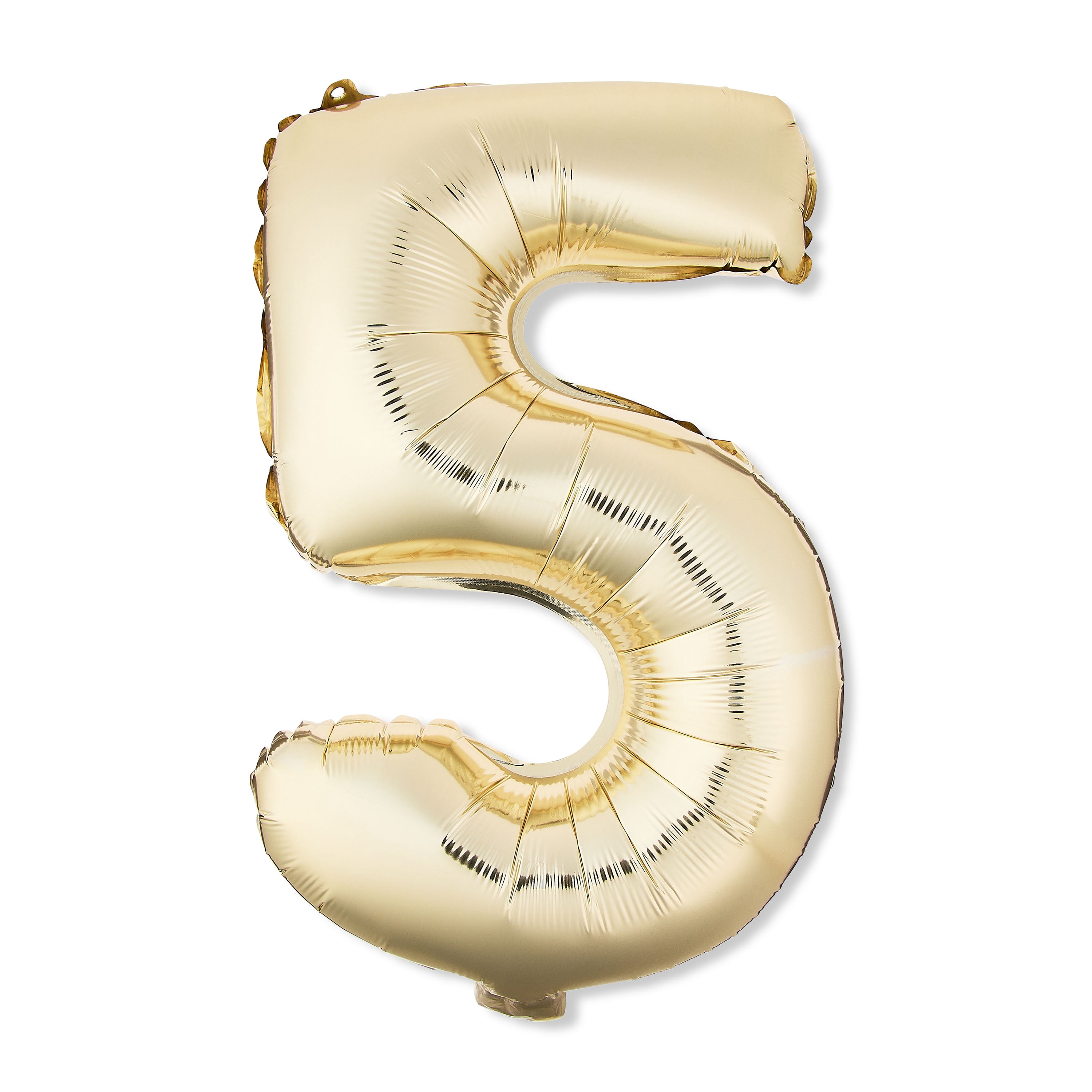 Way To Celebrate Number 5 Gold Foil Party Balloon (16 in) f8oj0